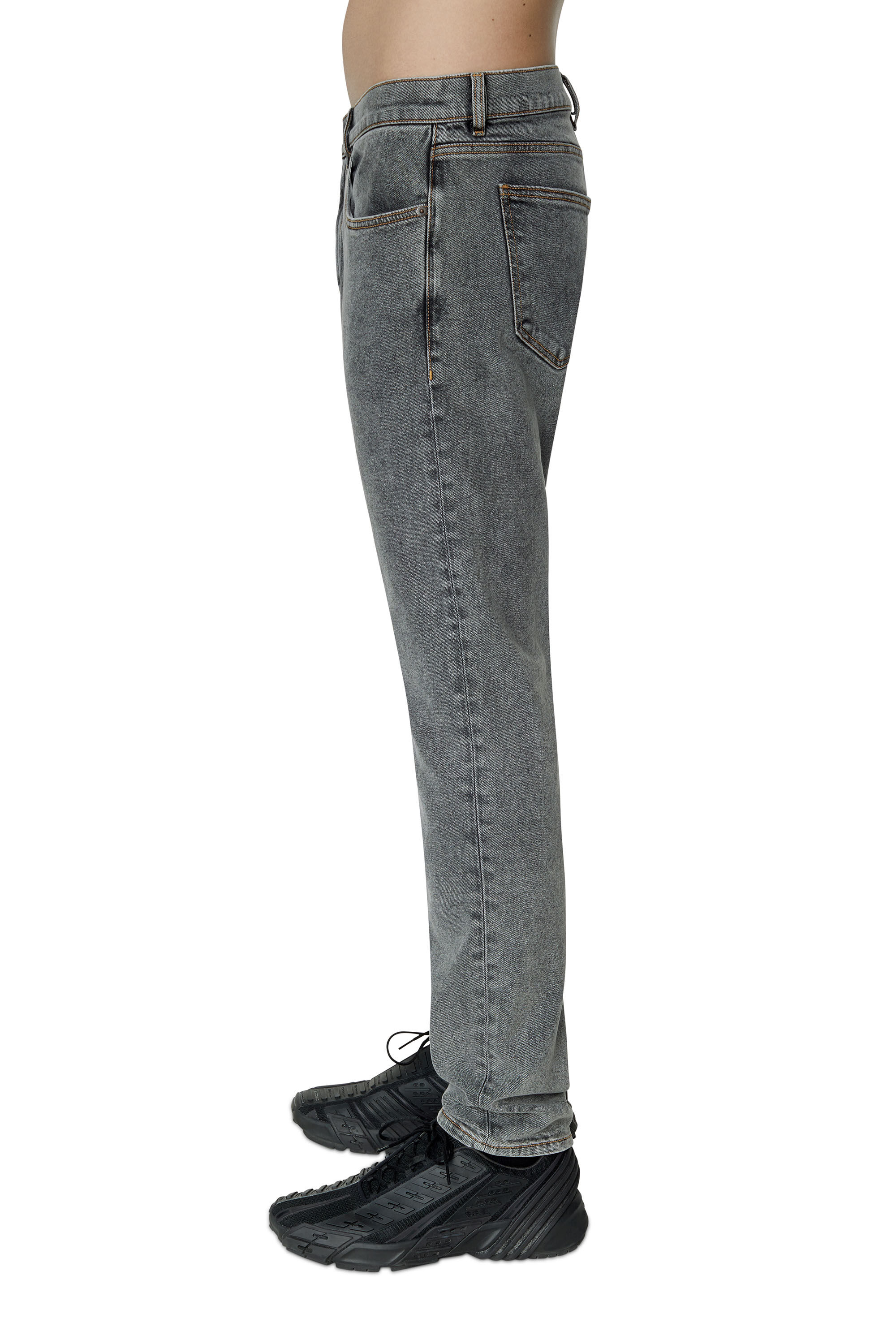 Diesel - Slim Jeans 2019 D-Strukt 09D78, Black/Dark grey - Image 5