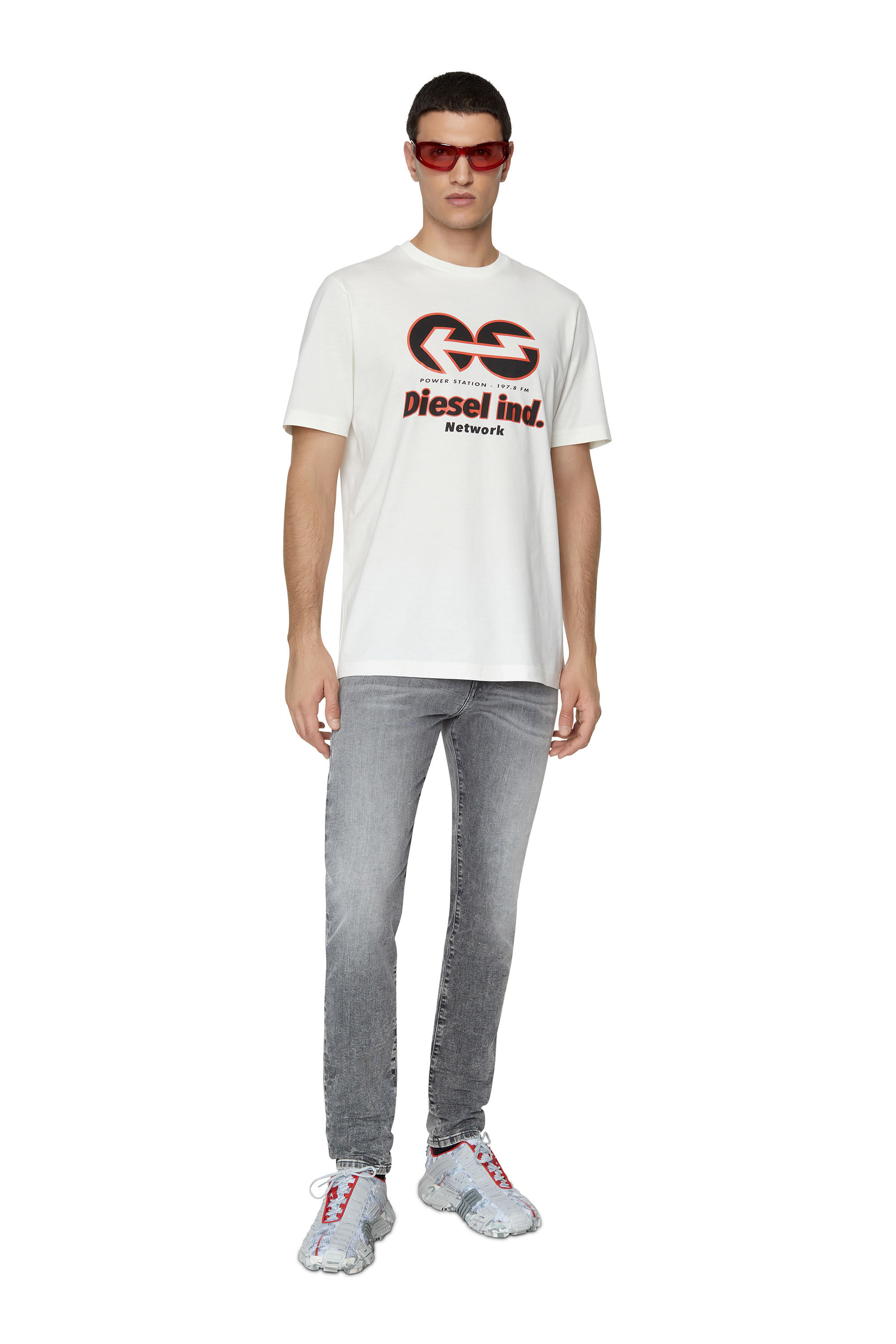 T-JUST-E18 Man: T-shirt with Diesel Network print | Diesel