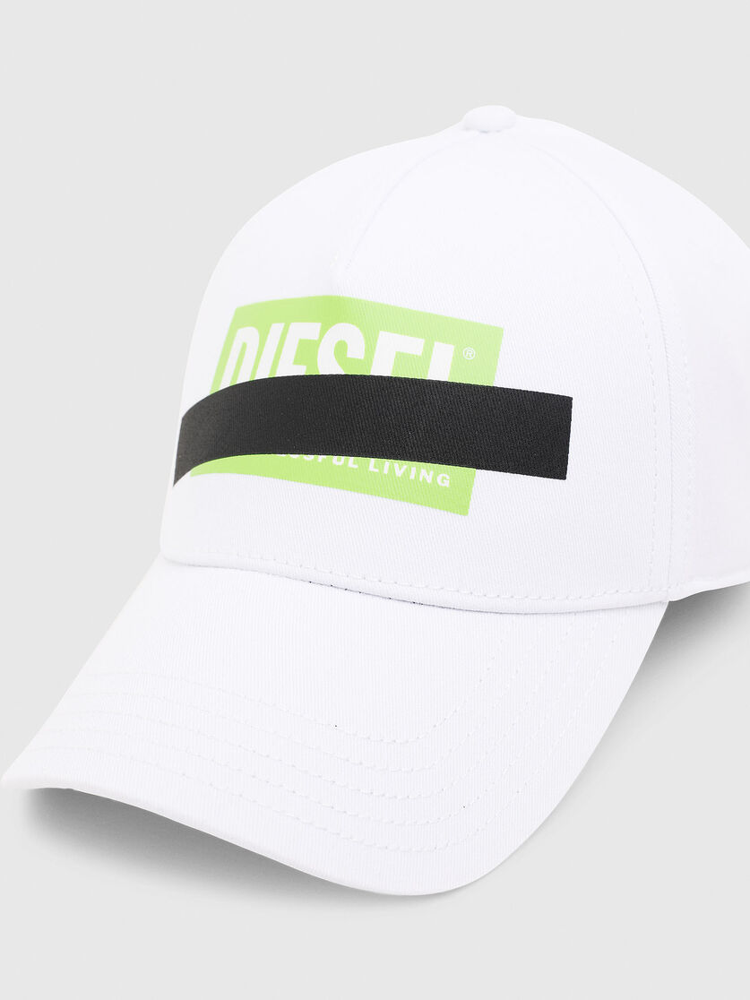 Ciride M Logo Baseball Cap With Band Detail Diesel