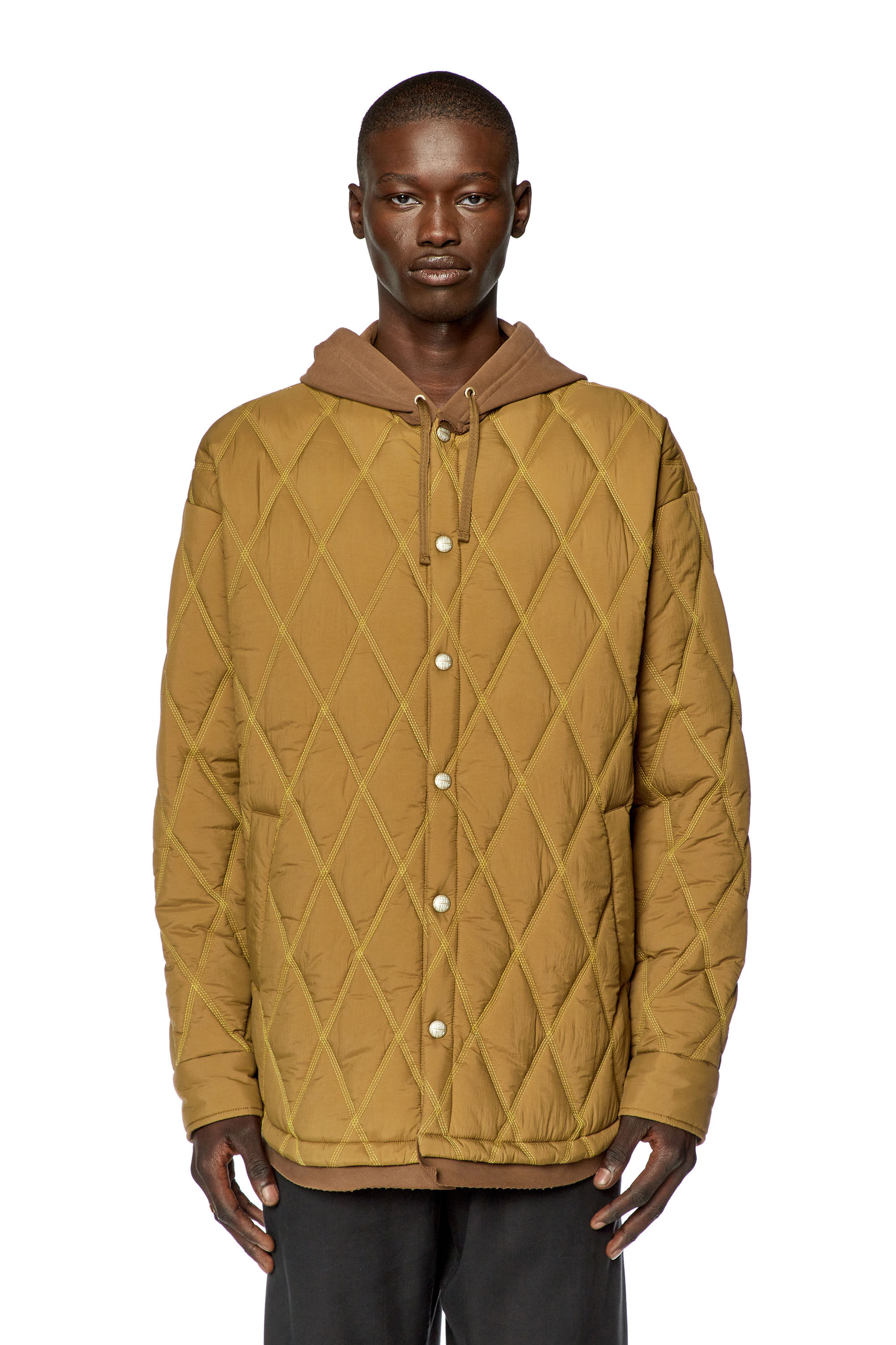 Men s Quilted jacket in quilted nylon J ROMEO Diesel