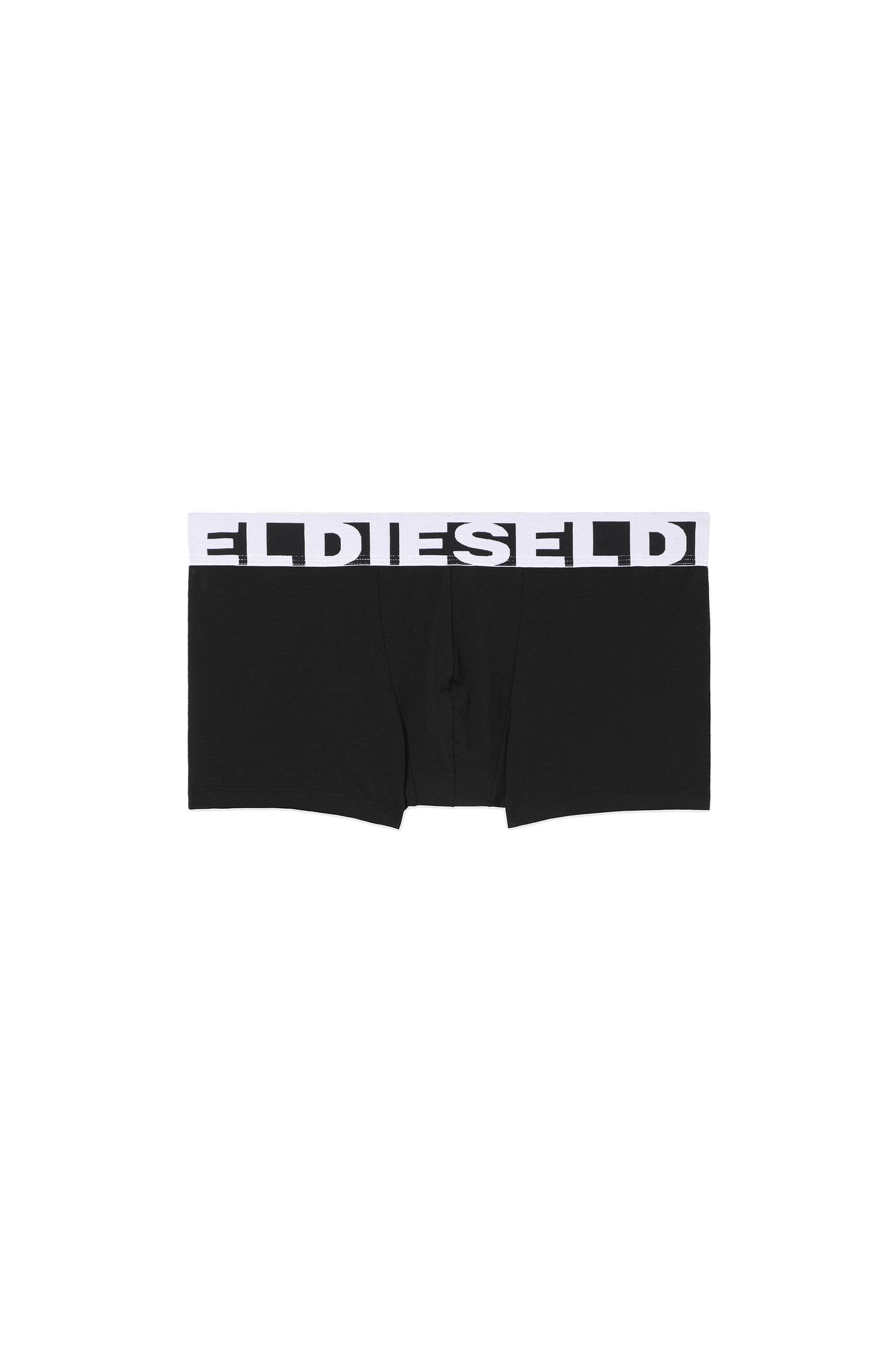Diesel DSL Cotton Boxer Briefs - White - Black