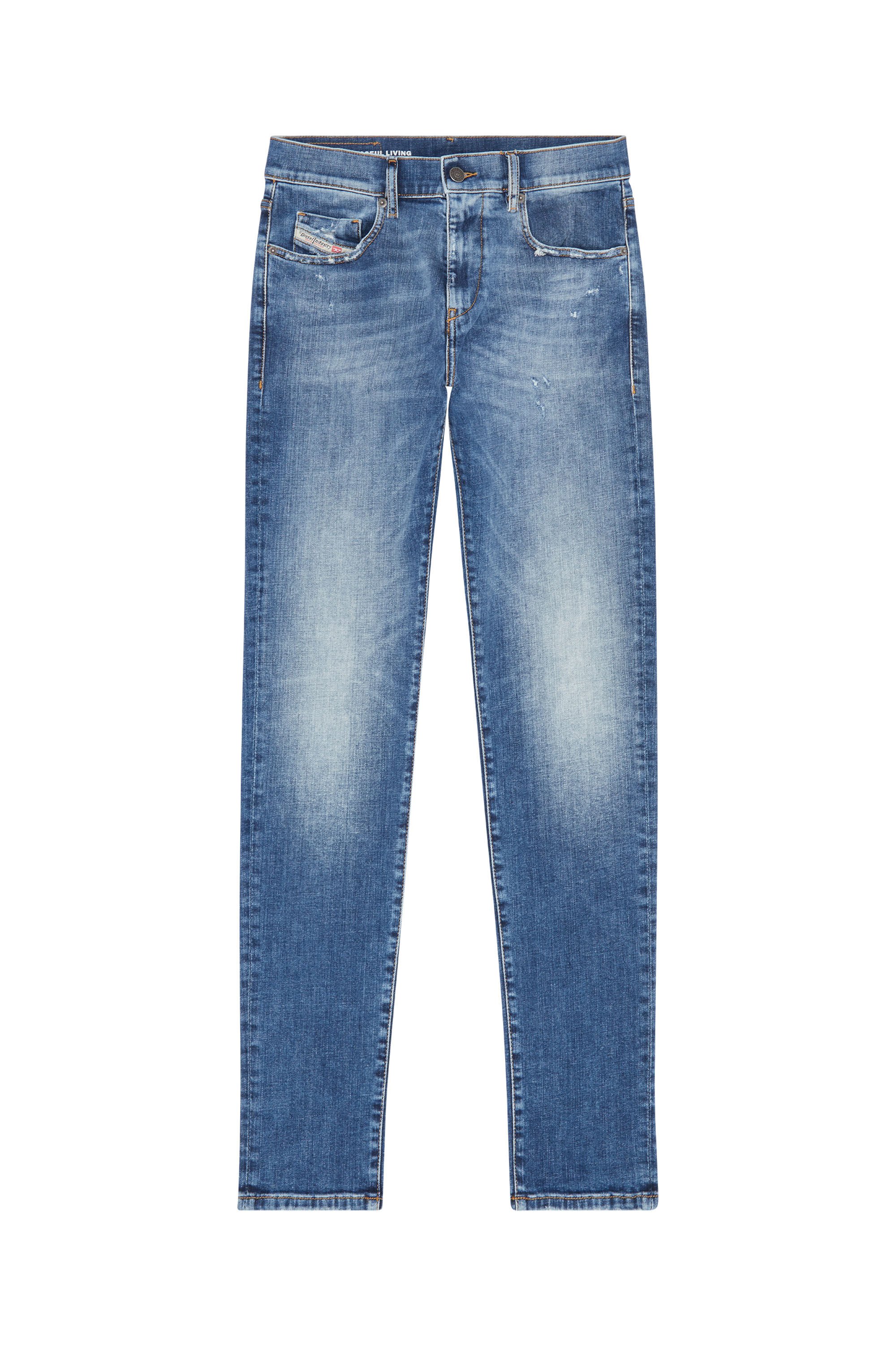 Diesel - Slim Jeans 2019 D-Strukt 09G32, Azul medio - Image 2