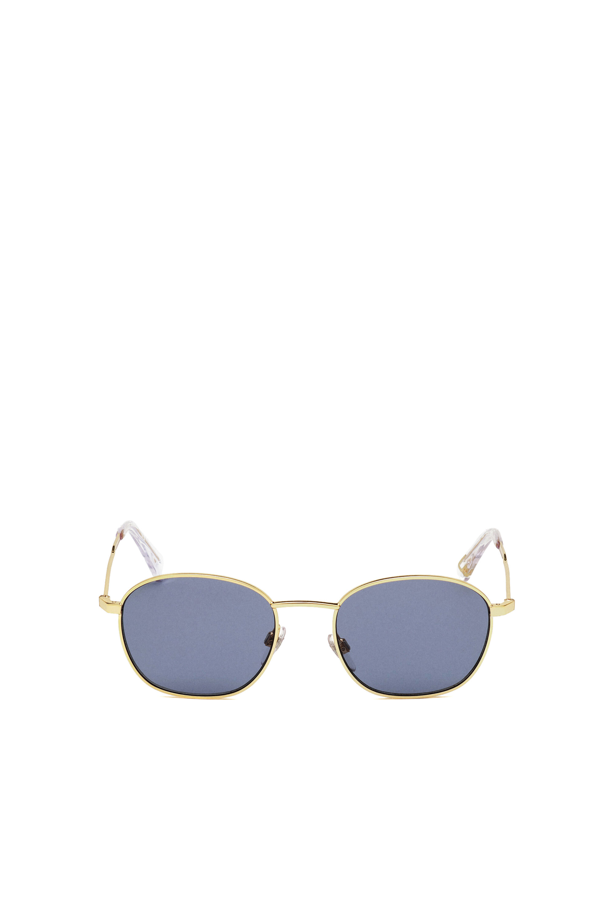 Diesel - DL0307, Unisex's Unisex sunglasses with rounded silhouette in Gold - 1