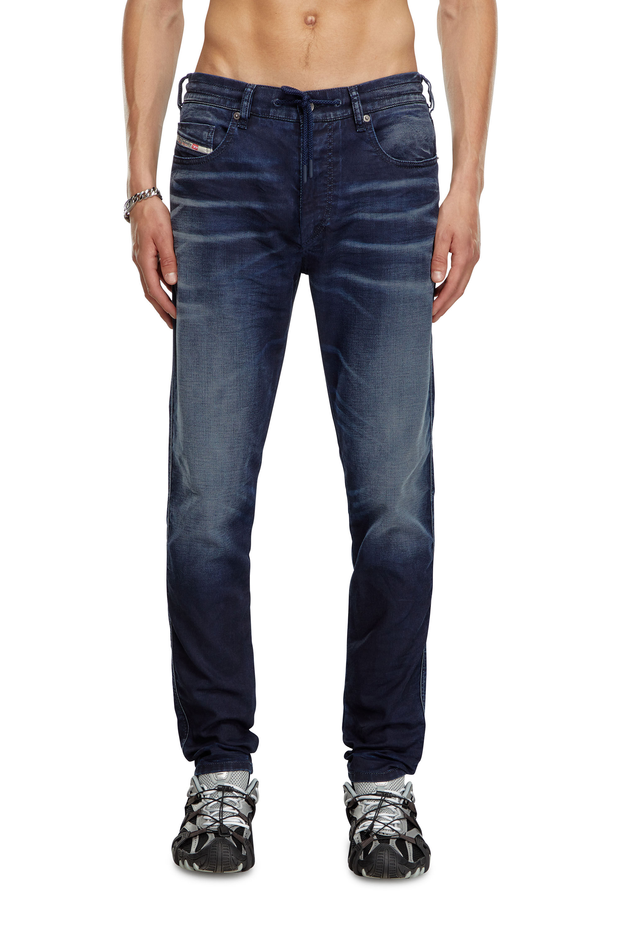 Diesel - Slim 2060 D-Strukt Joggjeans® 068LY Hombre, Azul Oscuro - 3