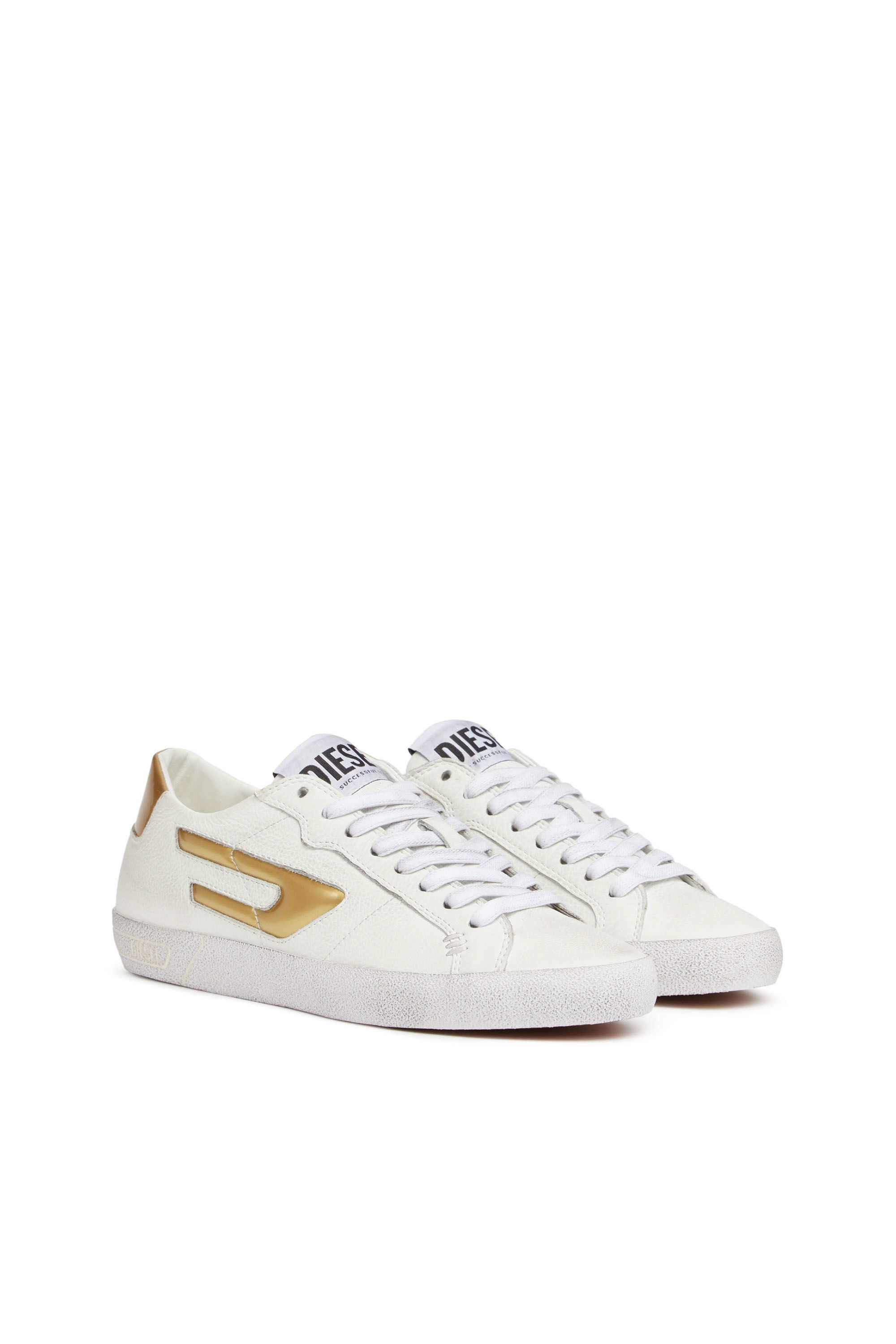 Women s S Leroji Low W Low top sneakers with metallic D logo Multicolor Diesel