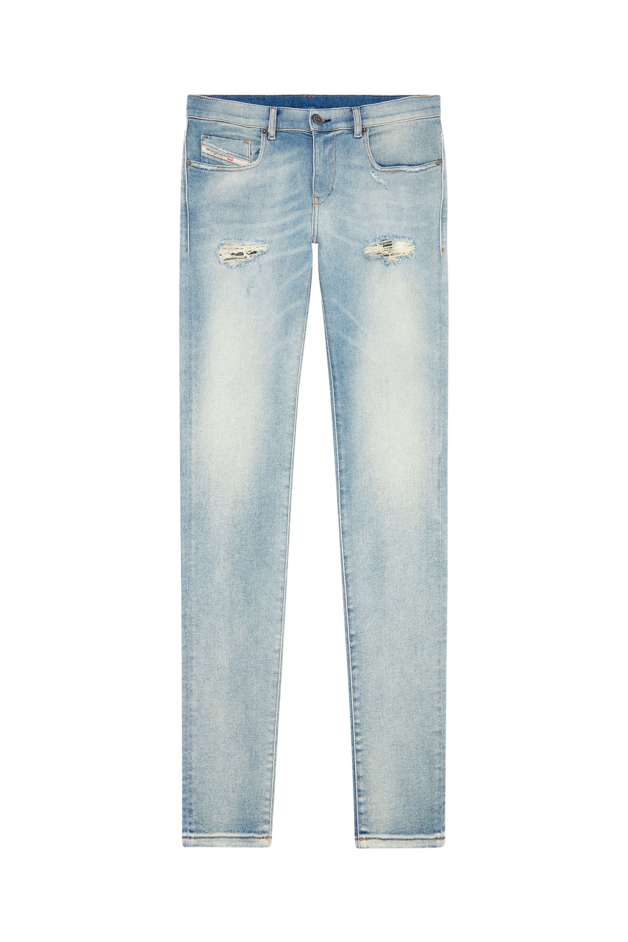 Diesel - Slim Jeans 2019 D-Strukt E9B40, Azul Claro - Image 1