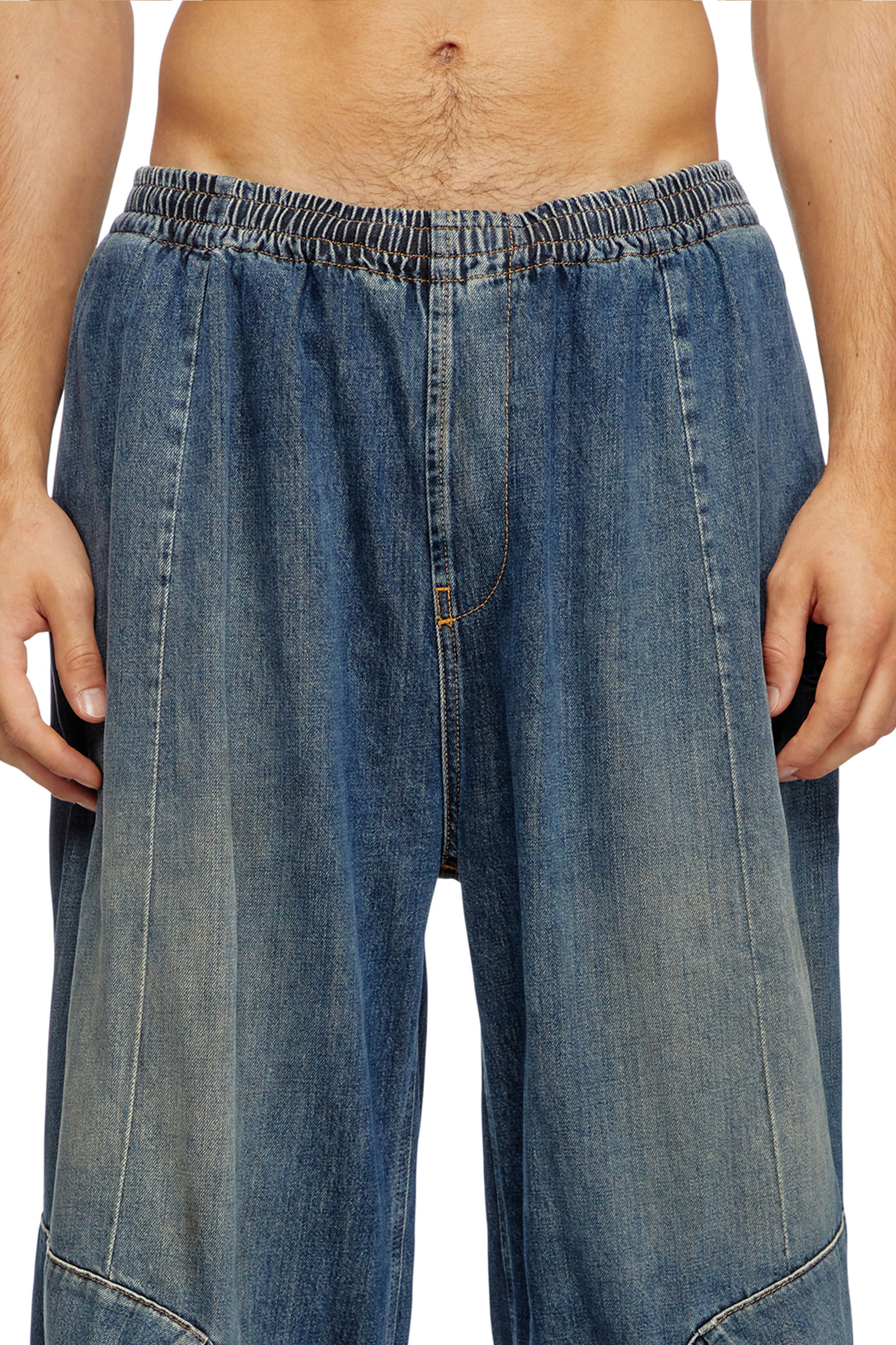 Women's Relaxed Jeans | Medium blue | Diesel D-Para