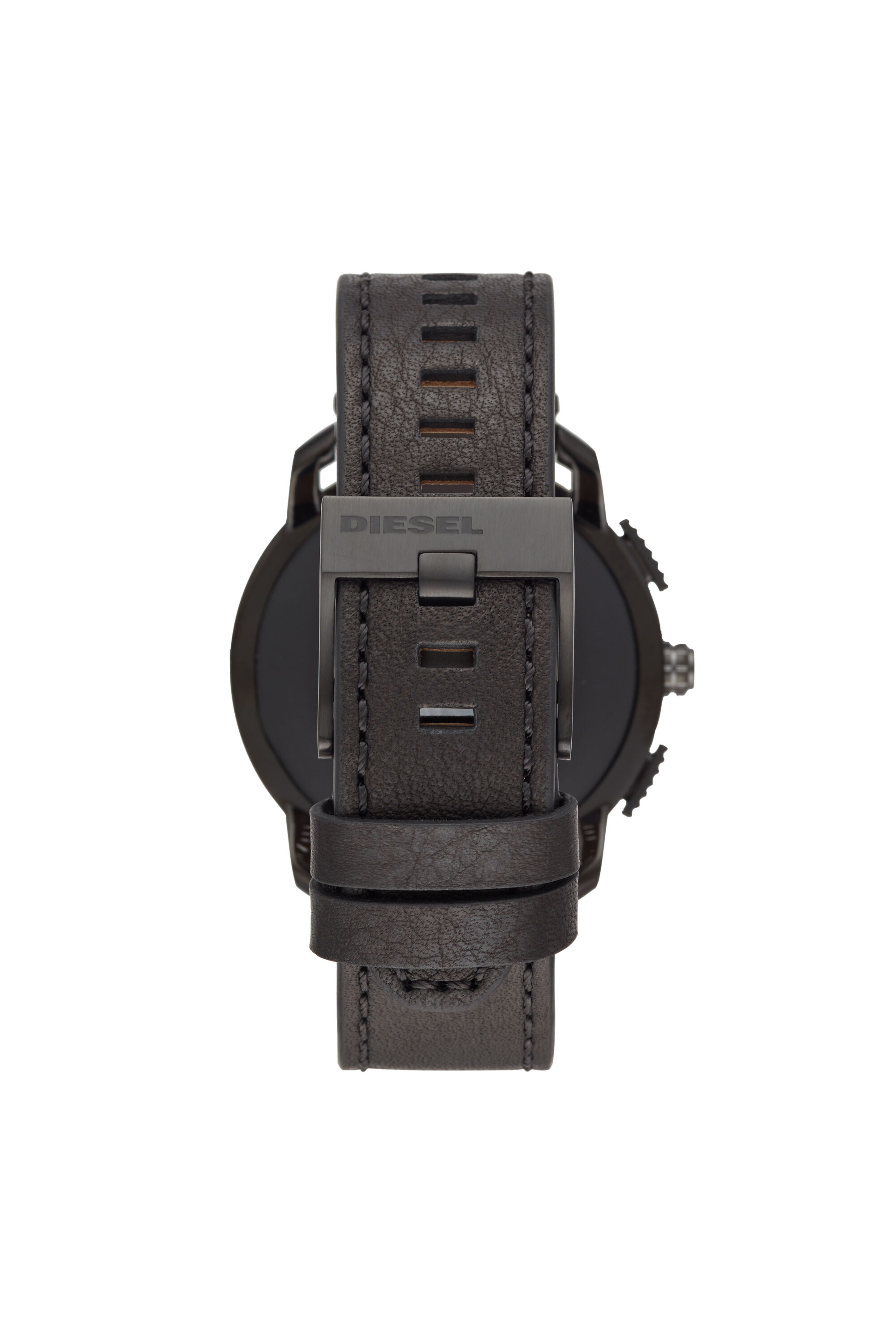 Diesel - DT2016, Man's Axial Smartwatch - Bronze Stainless Steel and Black Leather in Black/Bronze - 2