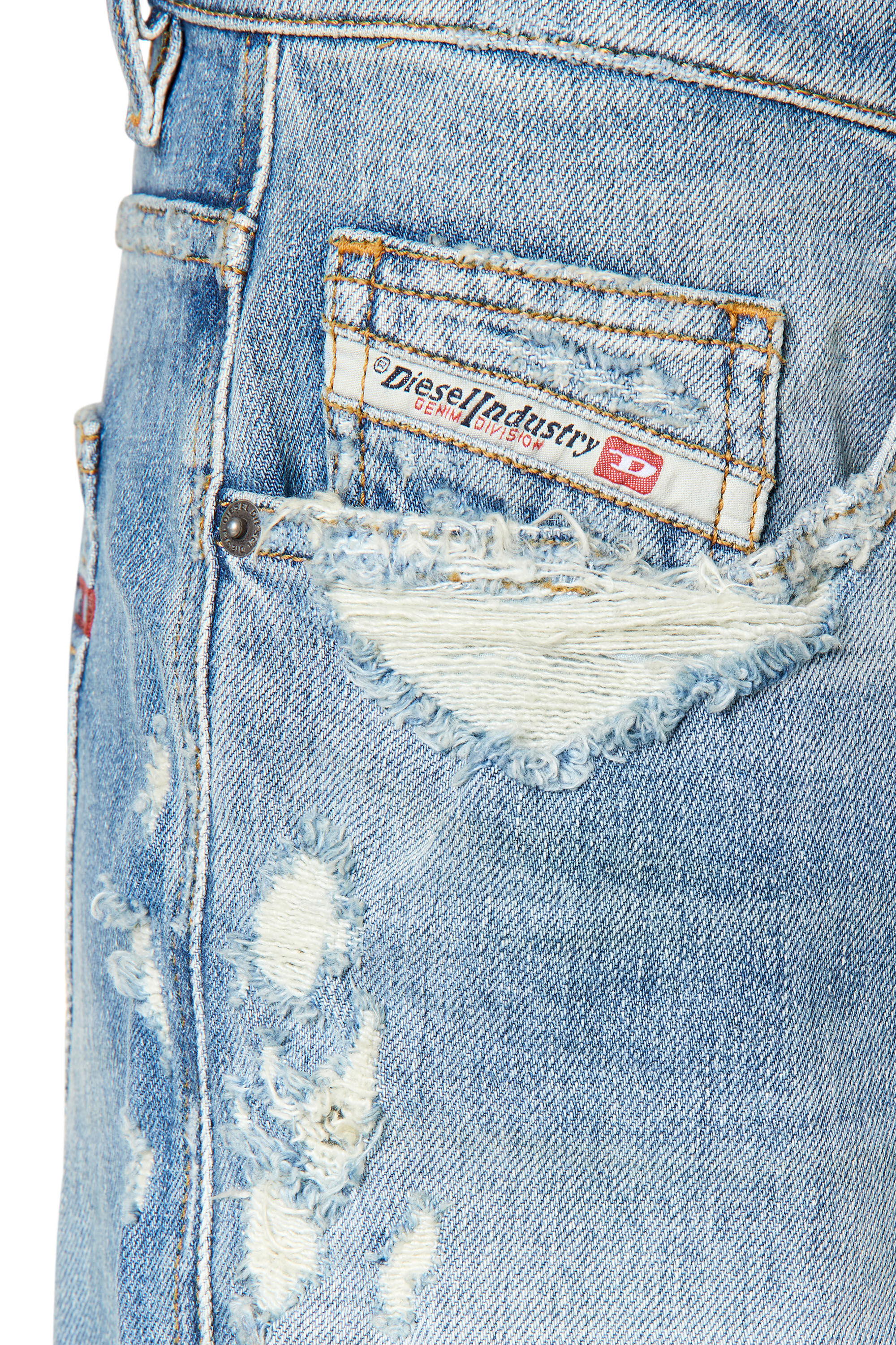 2020 D-VIKER Man: straight Light blue Jeans | Diesel
