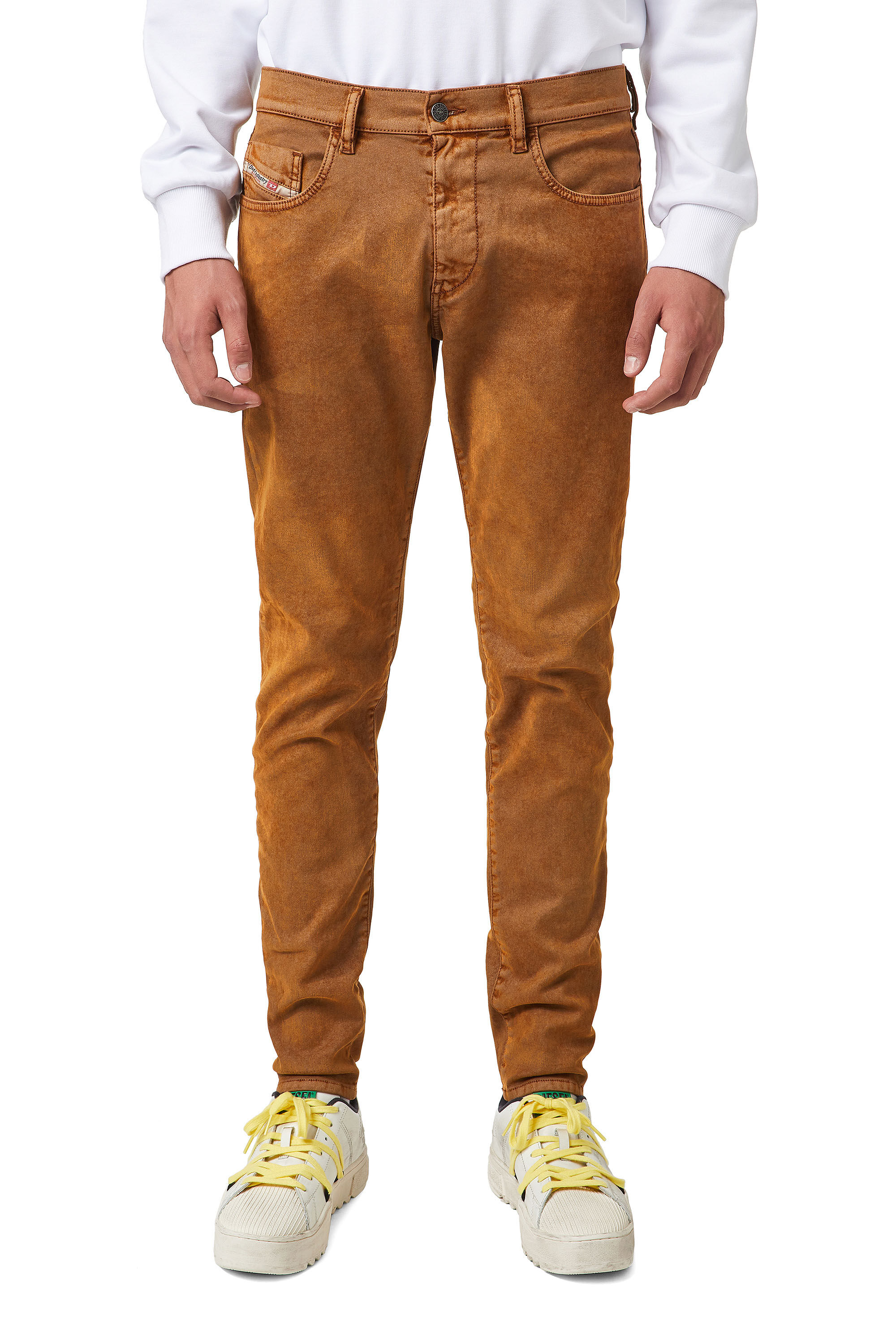 Diesel - D-Strukt Slim JoggJeans® 069YQ, Brown - Image 3