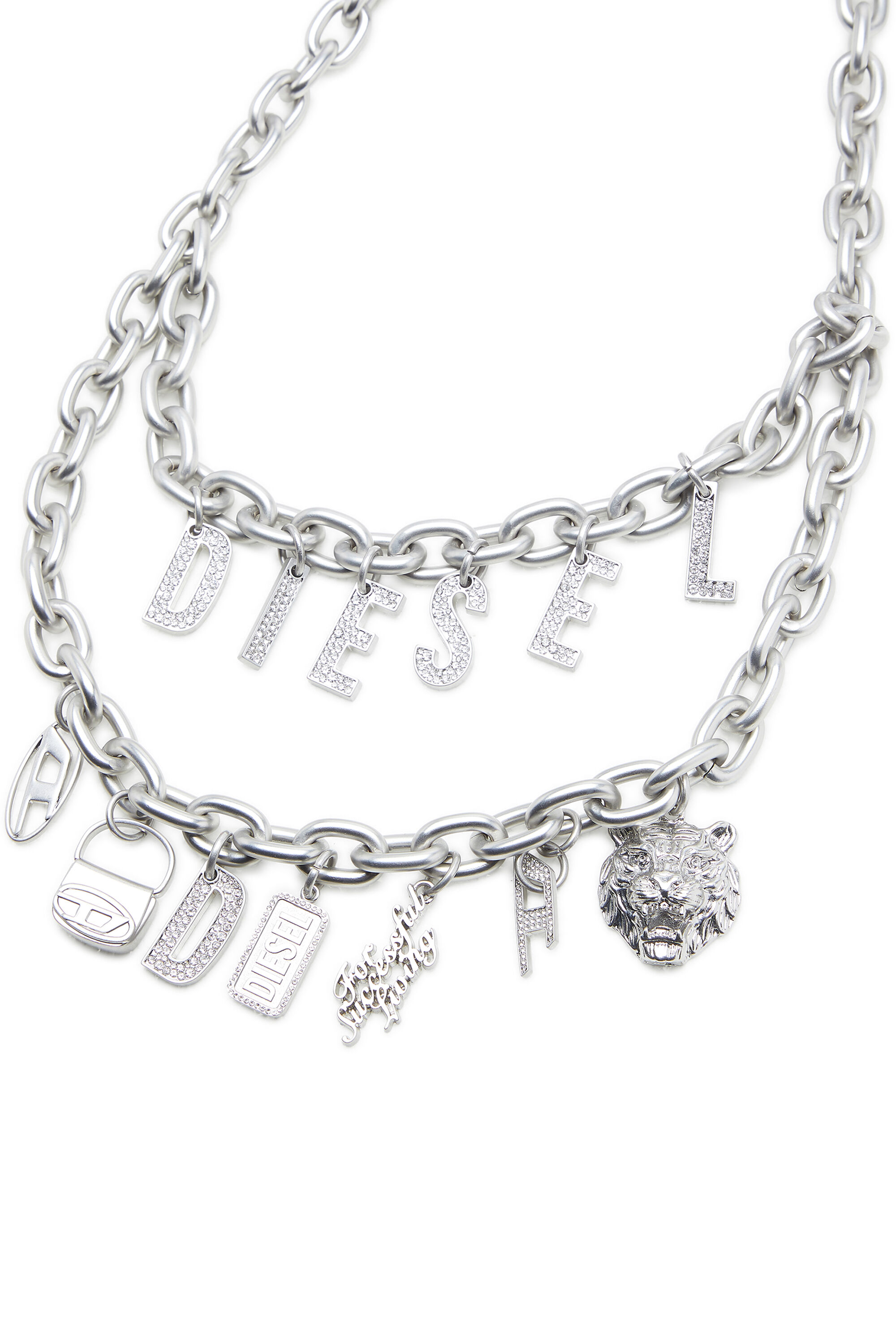 Diesel - HOSHI CHARM, Colgante para bolso de cadena Unisex in Plateado - 2