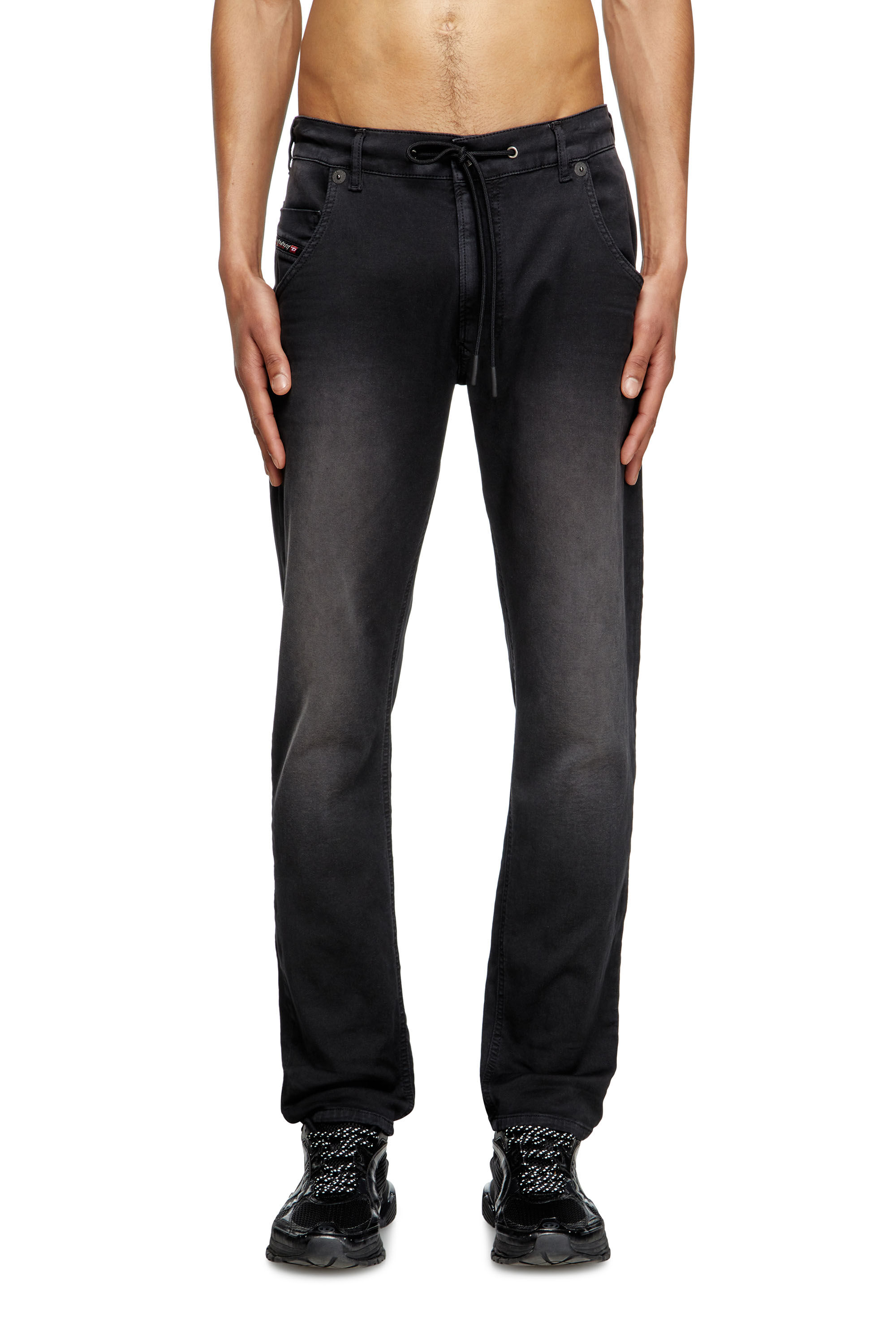 Diesel - Regular 2030 D-Krooley Joggjeans® 0670M Hombre, Negro/Gris oscuro - 3