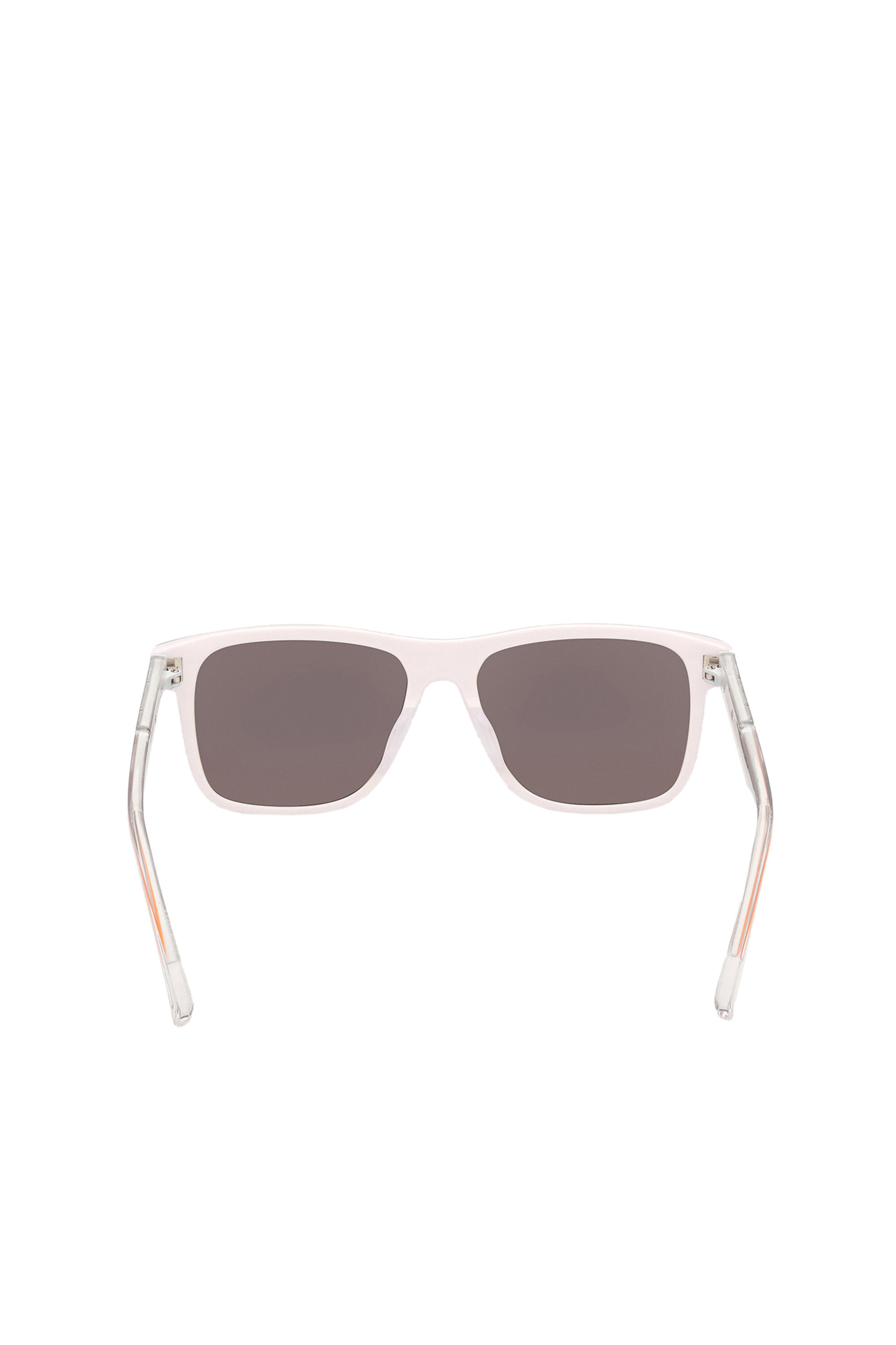 Diesel - DL0279, Man's Squared glasses with "Pride" theme in White/Orange - 3