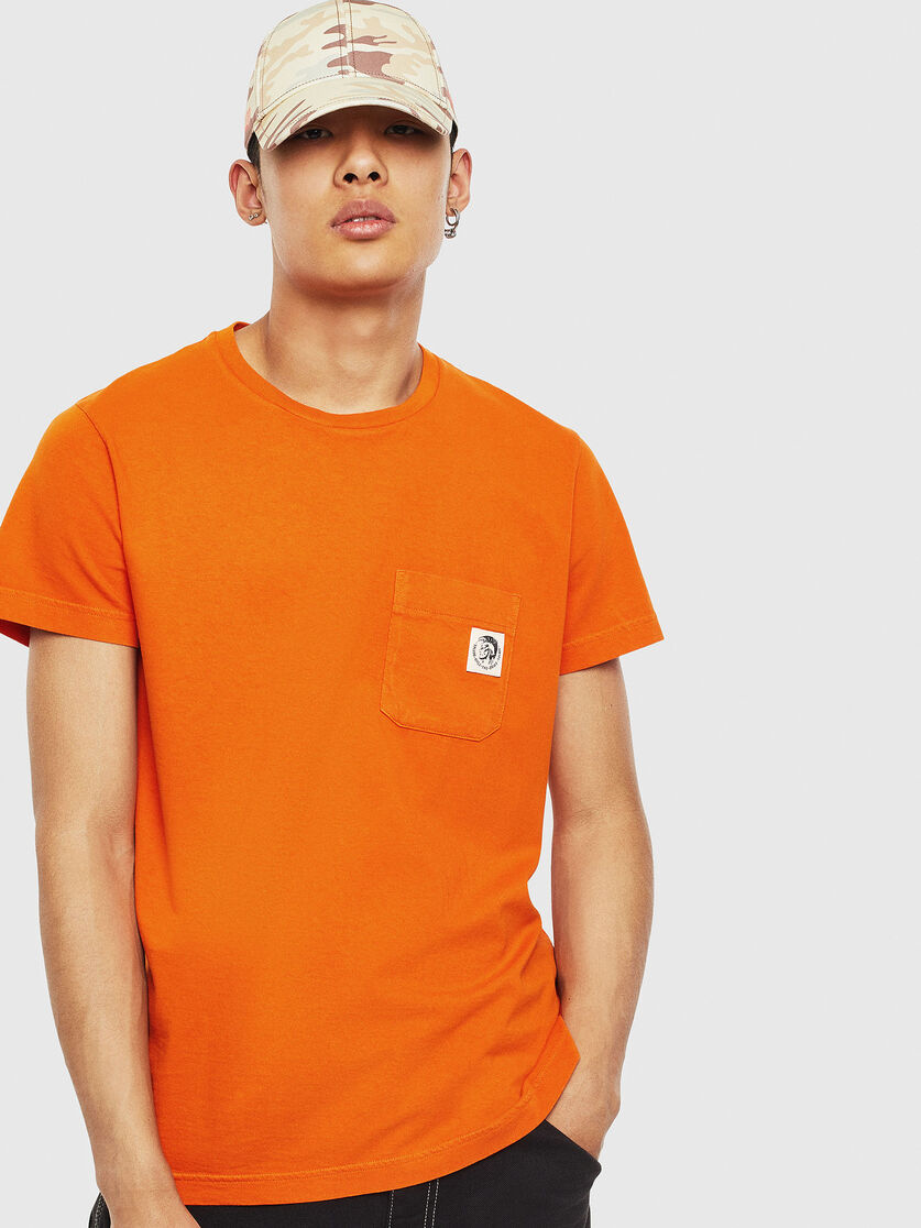T Worky Mohi S1 Man Logo T Shirt With Mohawk Patch Diesel