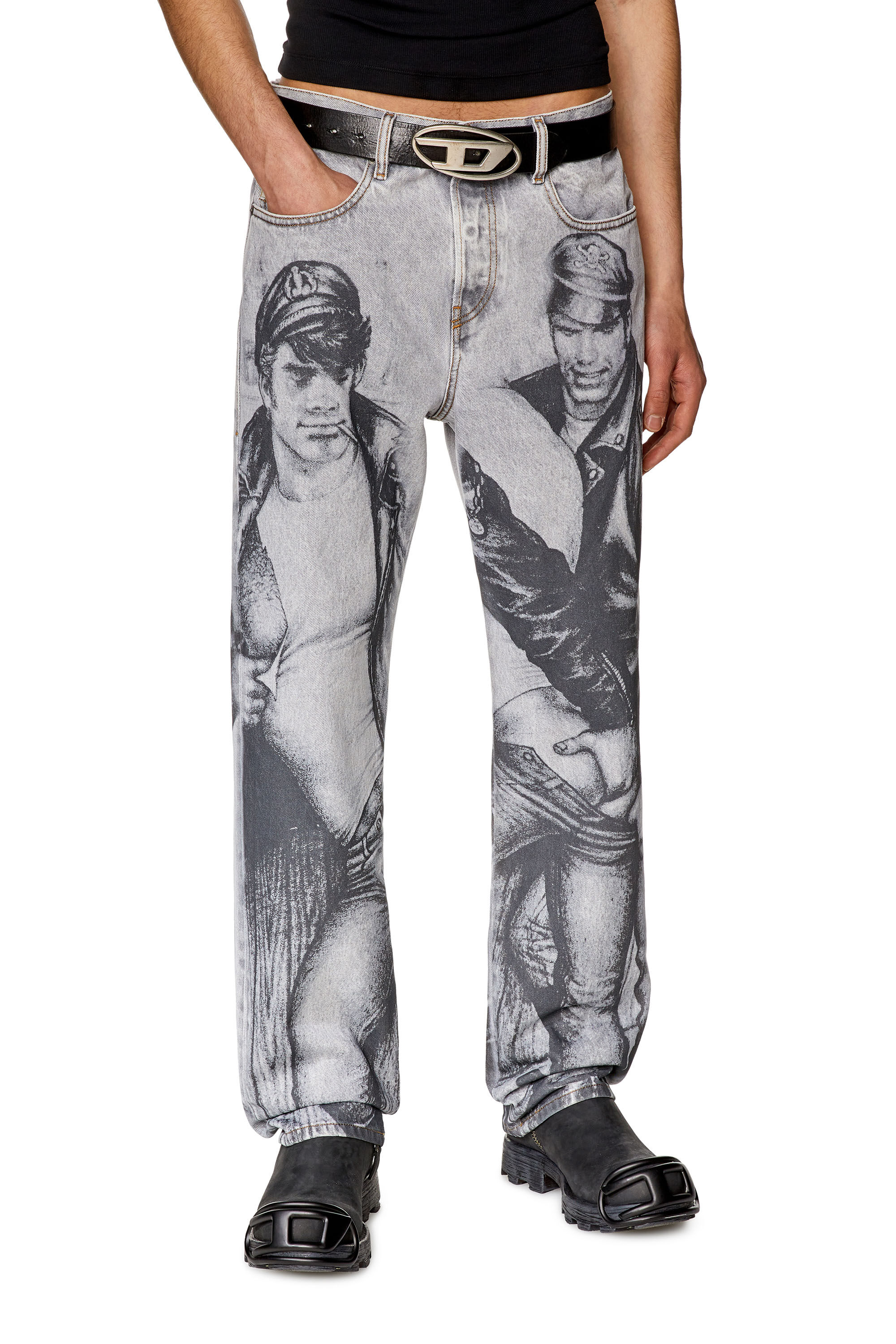 【★安心の定価販売★】 | Grey | Jeans Straight Women's Diesel D-Viker 2020 パンツ