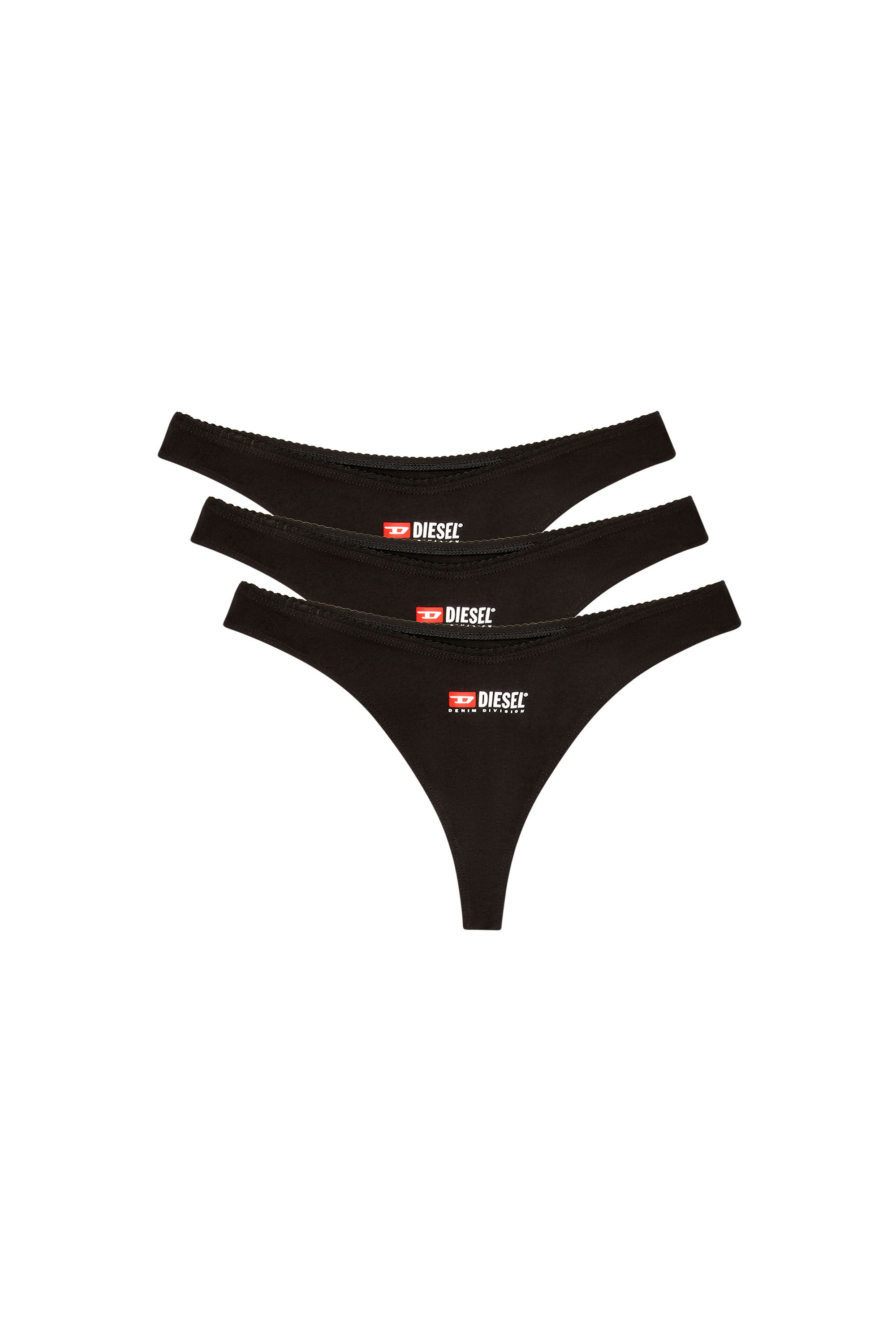Diesel - PUNCHY-D-CORE-3PACK, Woman's 3-pack of thongs in Black - 4