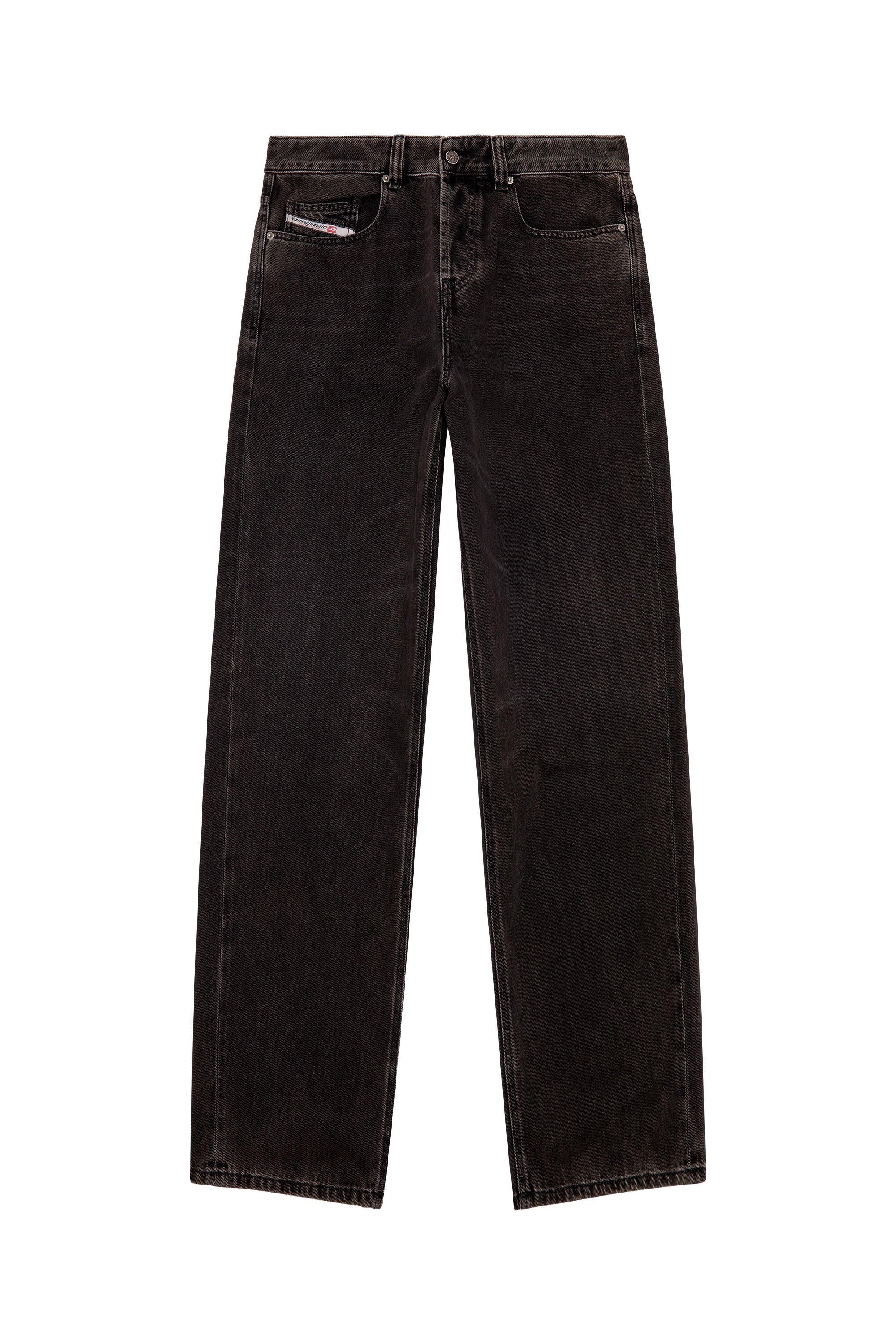 Diesel - Straight Jeans 2001 D-Macro 09I35, Negro/Gris oscuro - Image 2