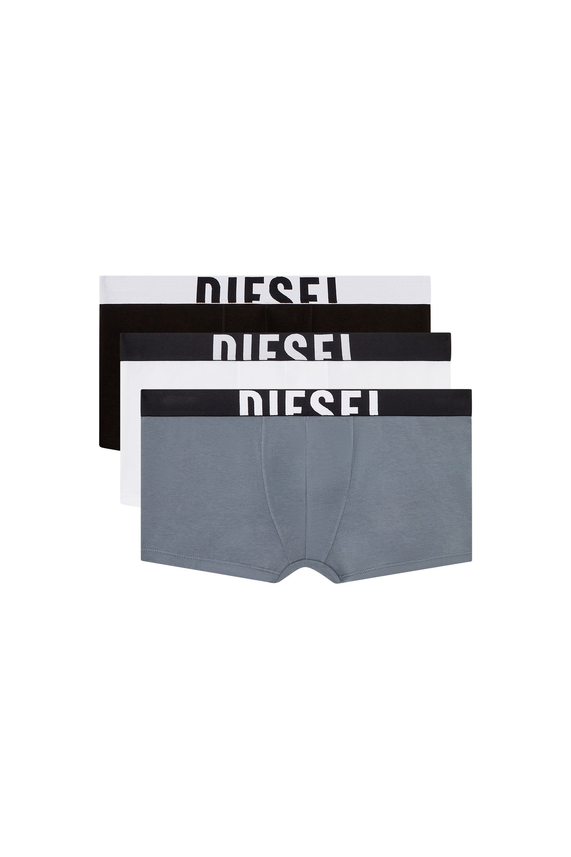 Diesel - DAMIEN-D-POP-3PACK-40, Paquete de tres bóxers ajustados de algodón elástico Hombre in Multicolor - 4