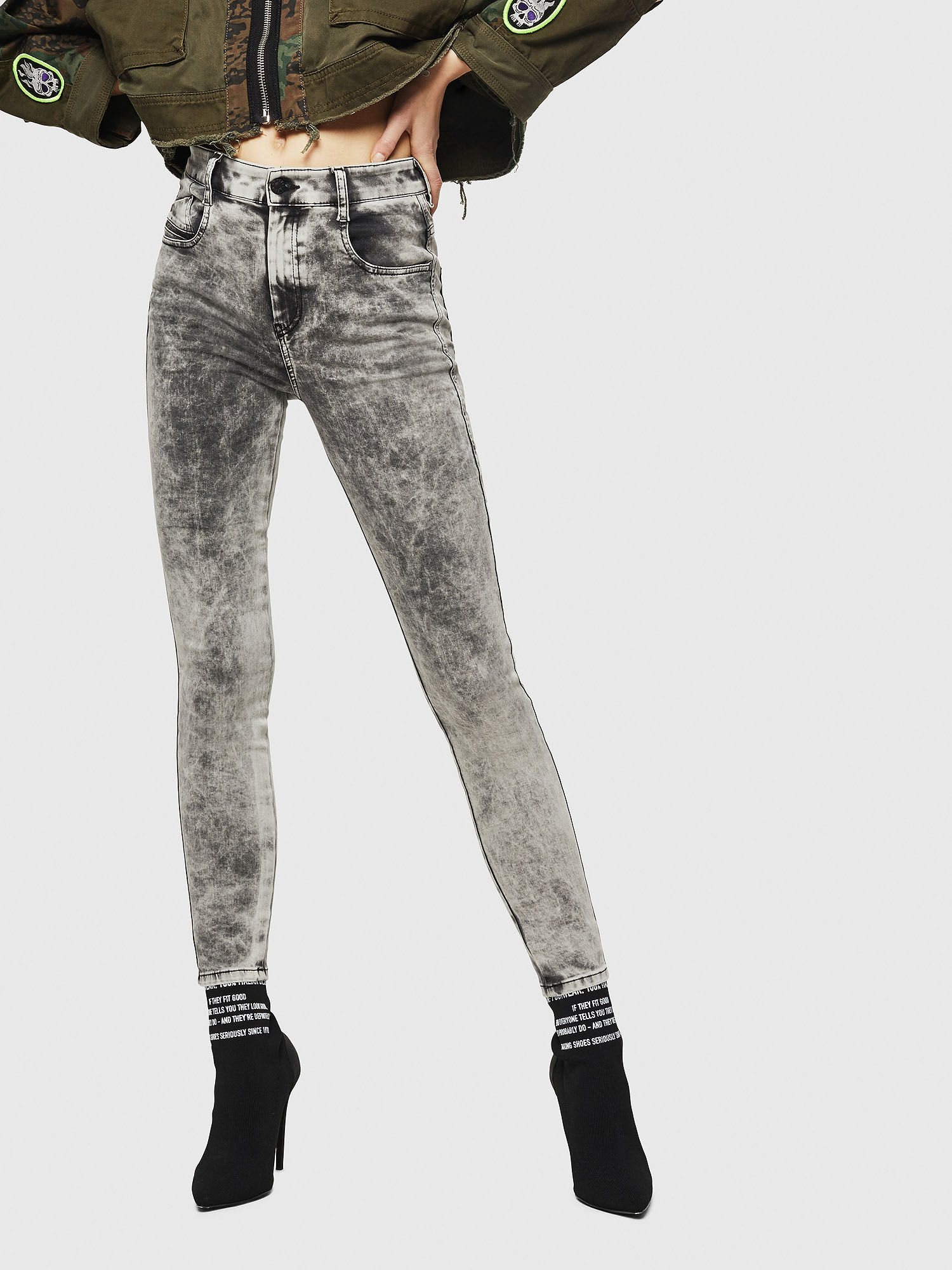 light grey jeans womens