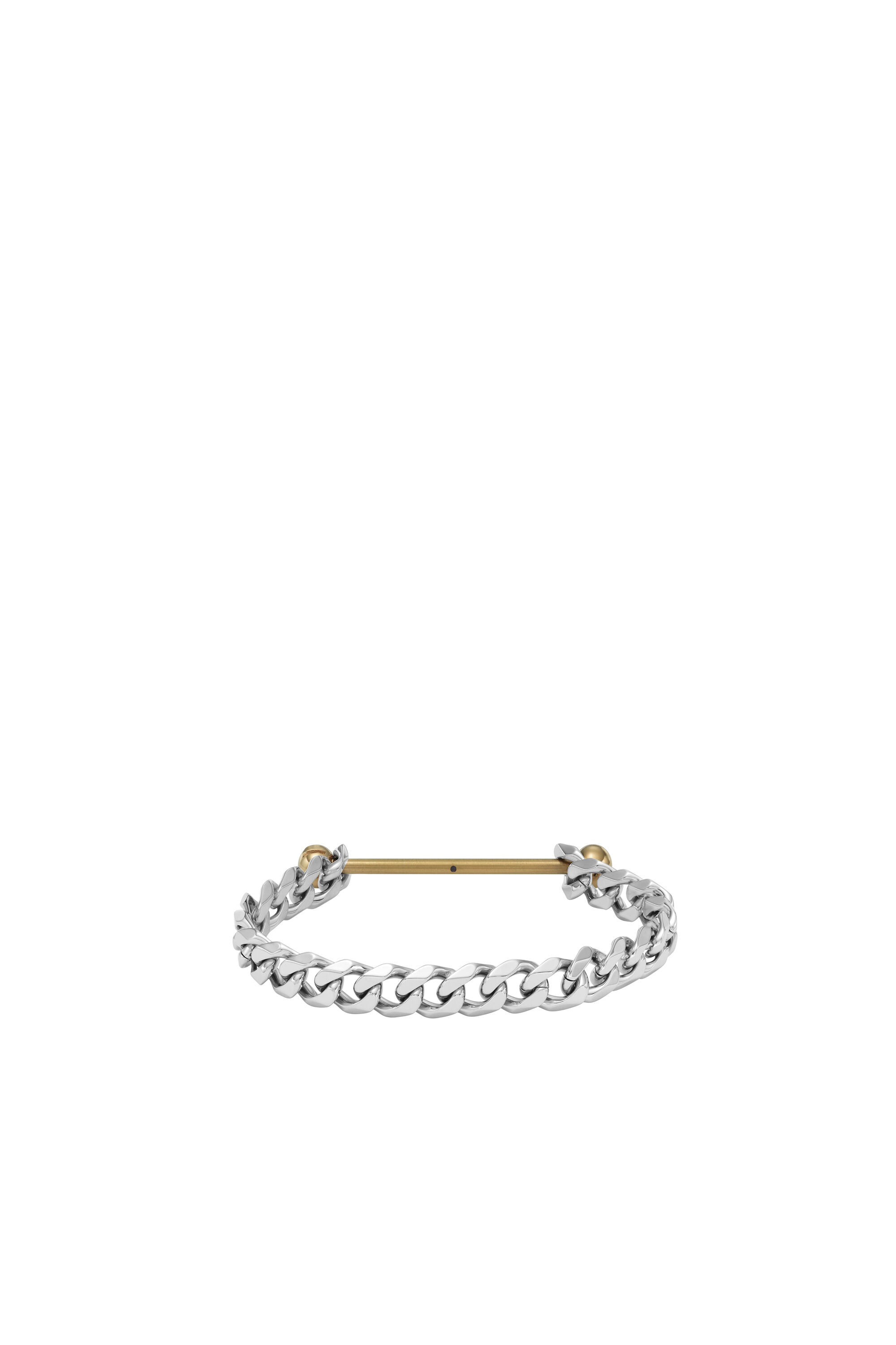 堅実な究極の Women's Two-Tone Stainless Steel Chain Bracelet | Silver アクセサリー