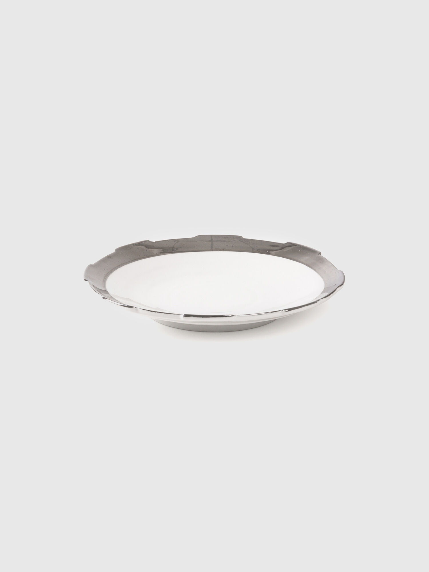 Diesel - 10987SIL MACHINE, Plato de postre de porcelana Unisex in Blanco - 2