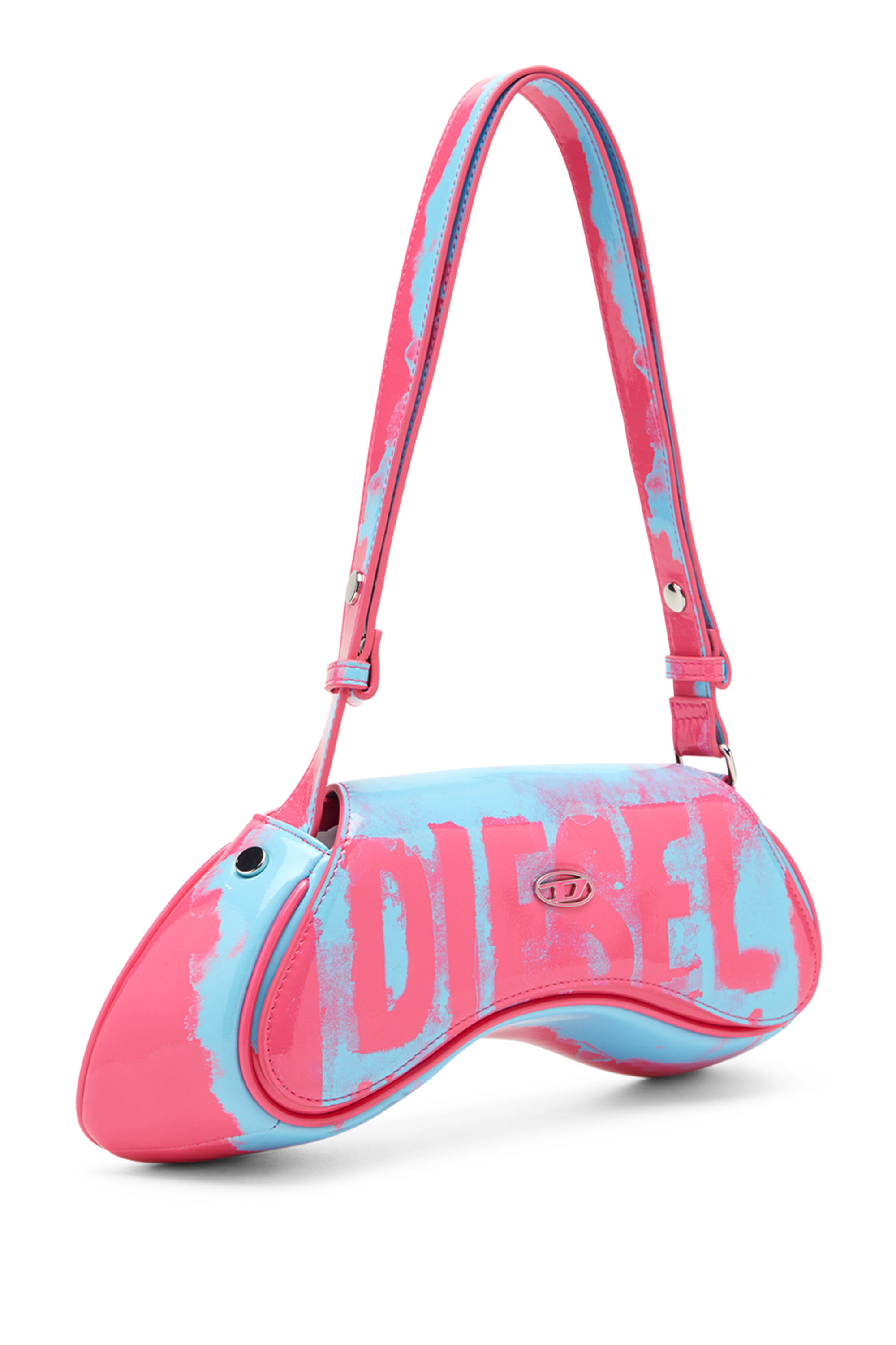 Diesel - PLAY CROSSBODY, Rosa/Azul marino - Image 5