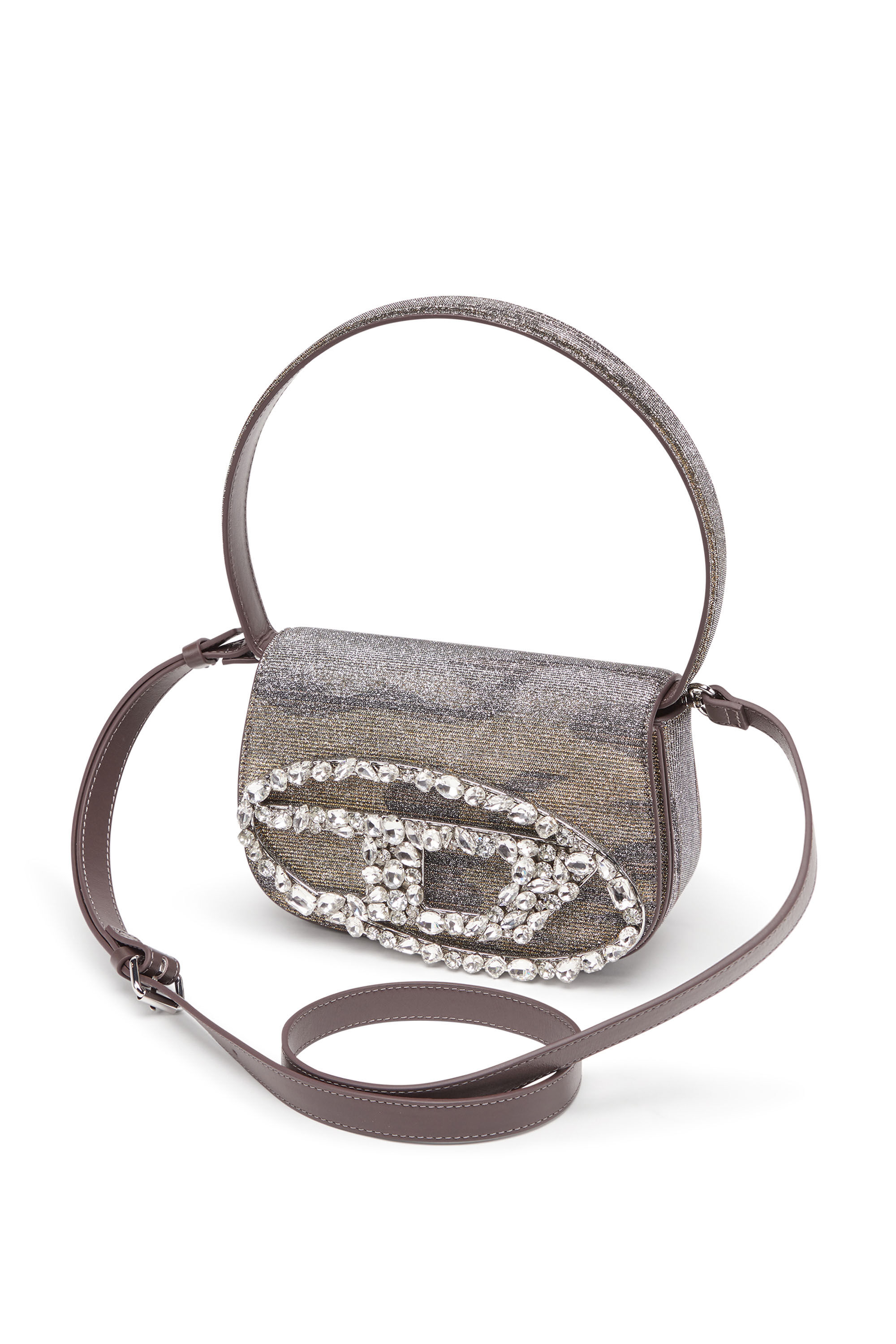 Women's 1DR-Iconic shoulder bag in camo lurex | Multicolor