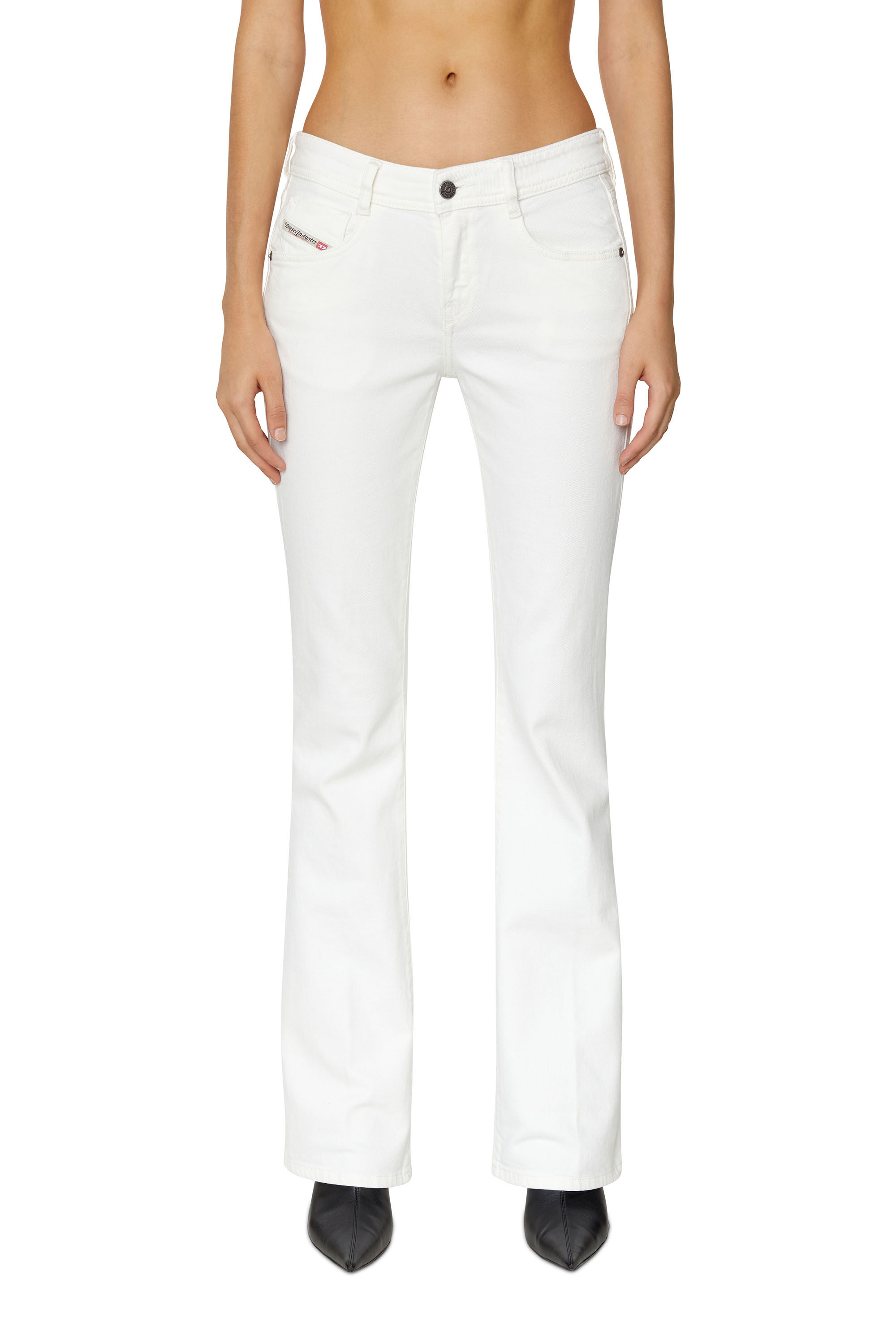Diesel - 1969 D-EBBEY 09D63 Bootcut and Flare Jeans, Blanco - Image 3