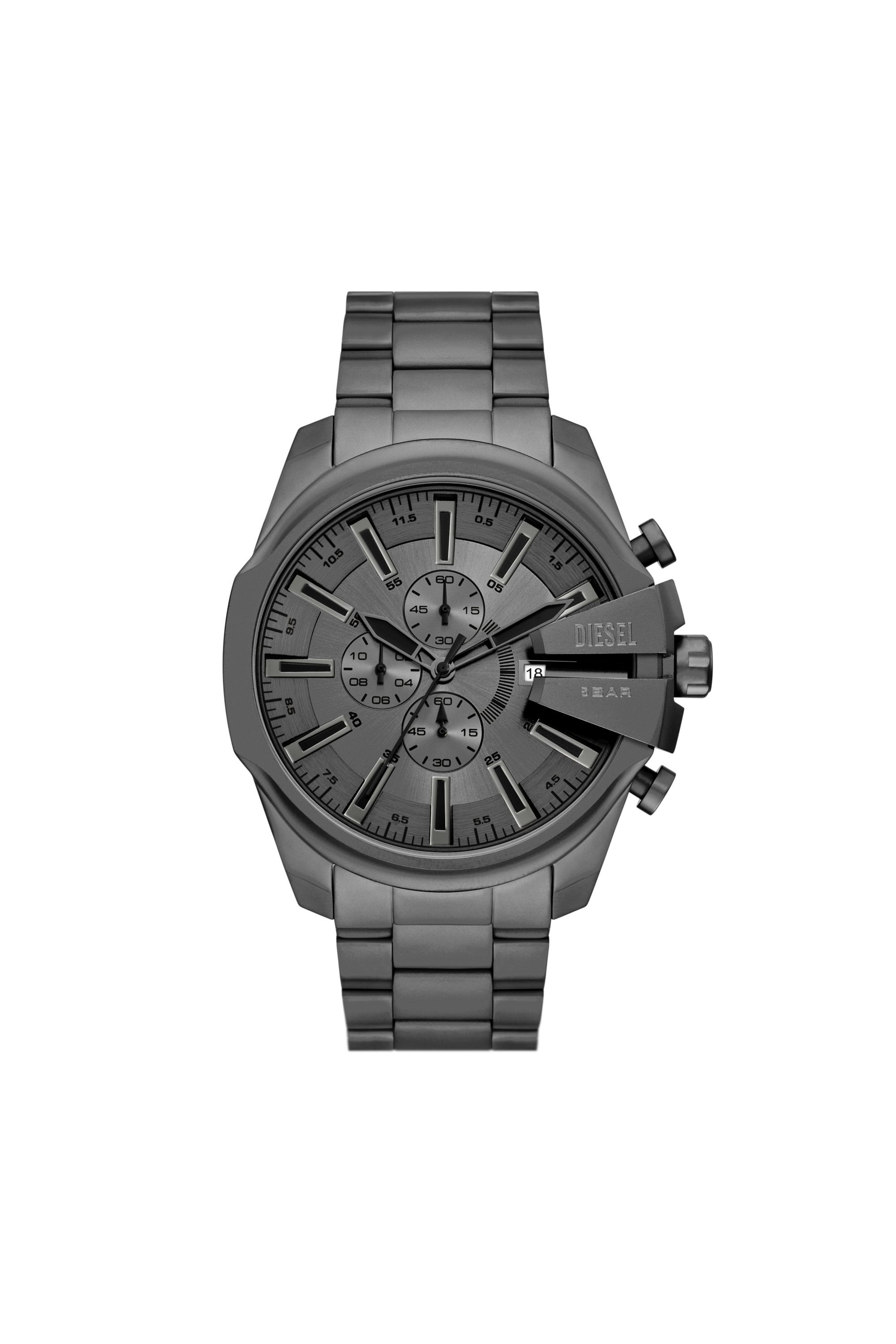 Men's Diesel Mega Chief Slim Chronograph Gray Stainless