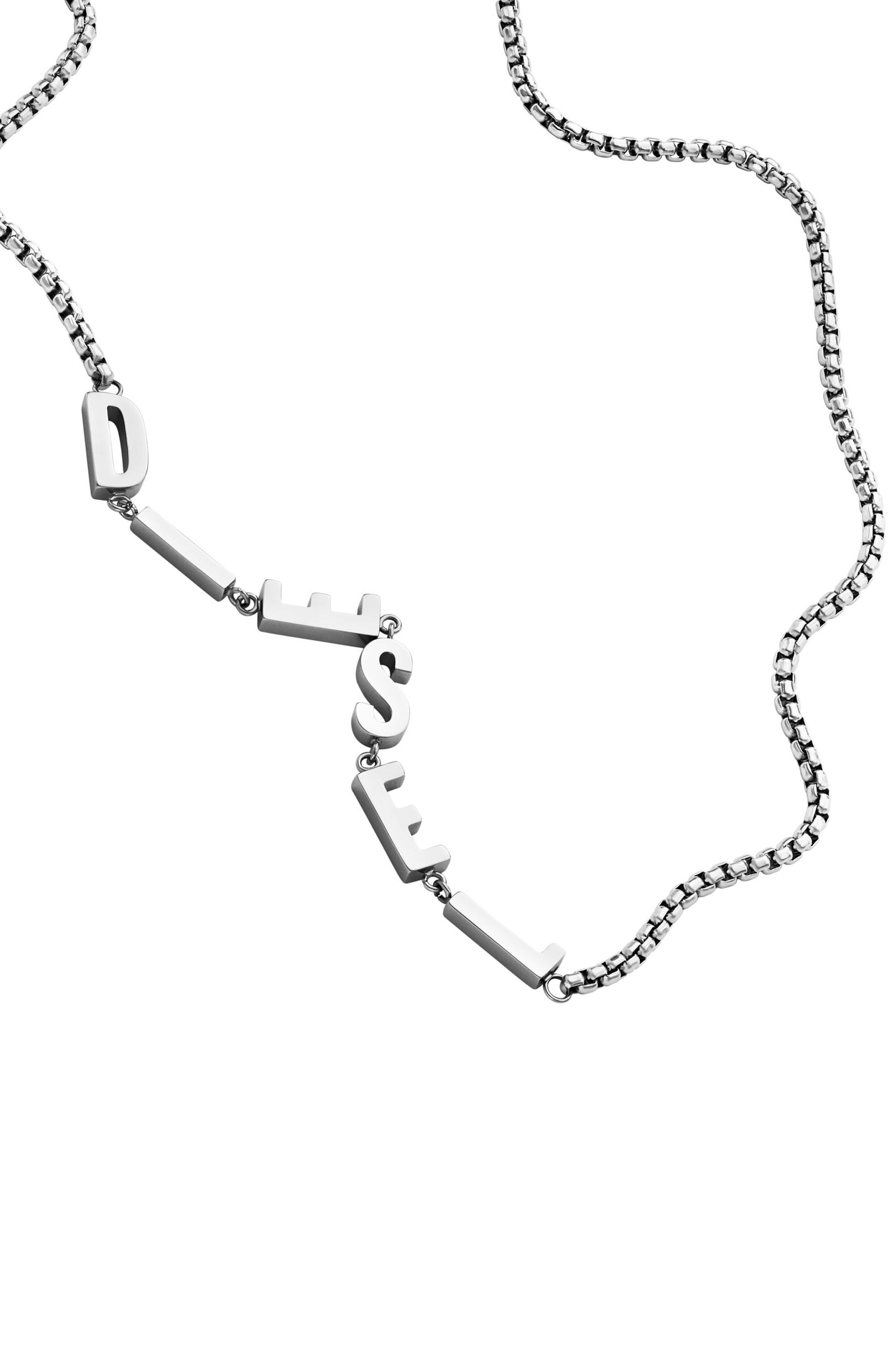 Women's Stainless steel chain necklace | Silver | Diesel Women's Stainless steel chain necklace | Silver | Diesel