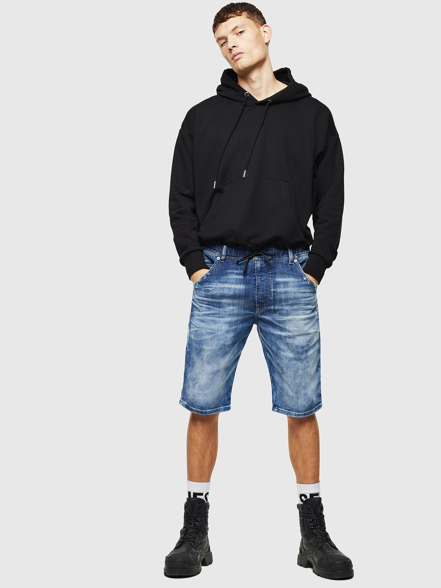 diesel krooshort denim shorts