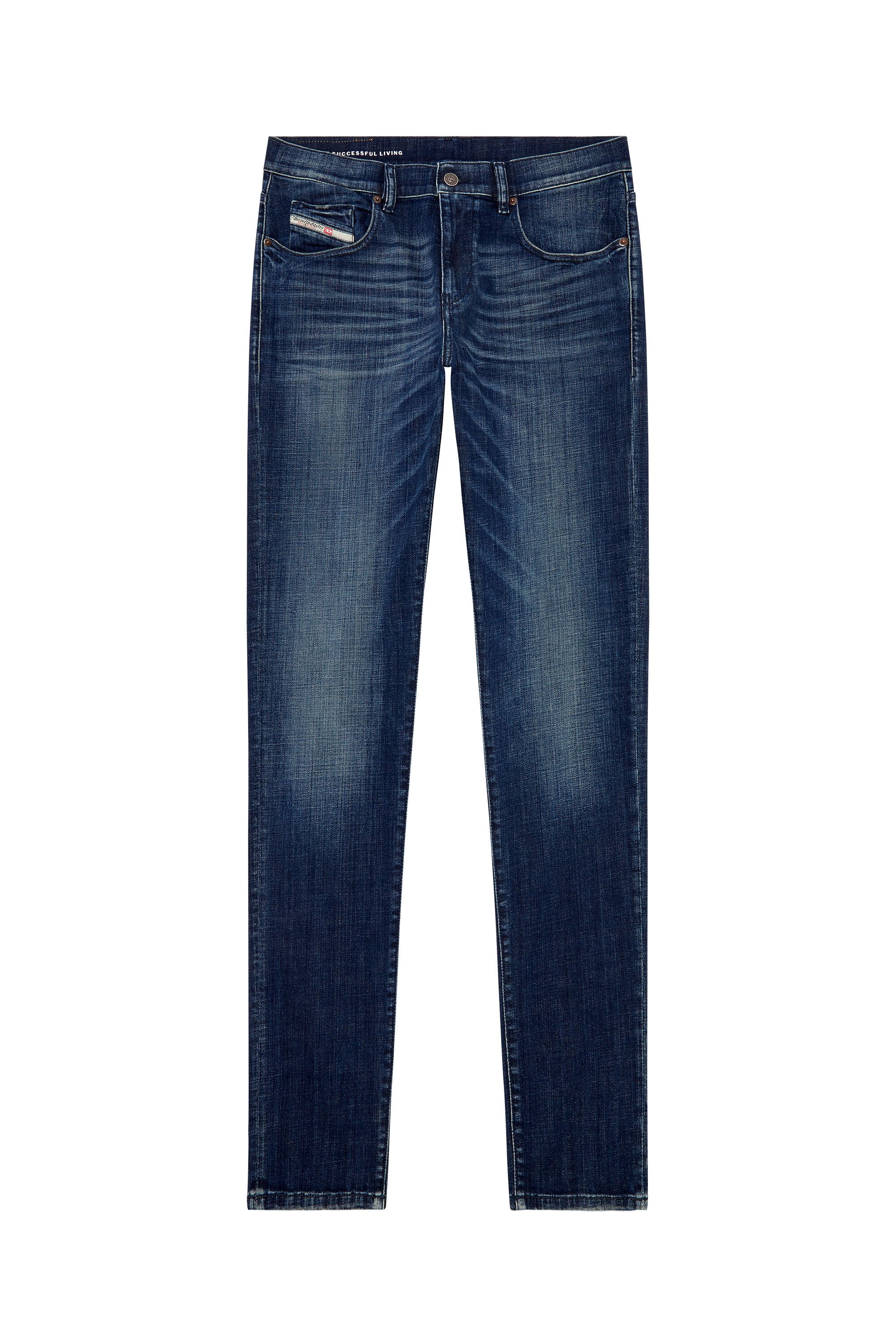 Diesel - Slim Jeans 2019 D-Strukt 09H35, Azul Oscuro - Image 2