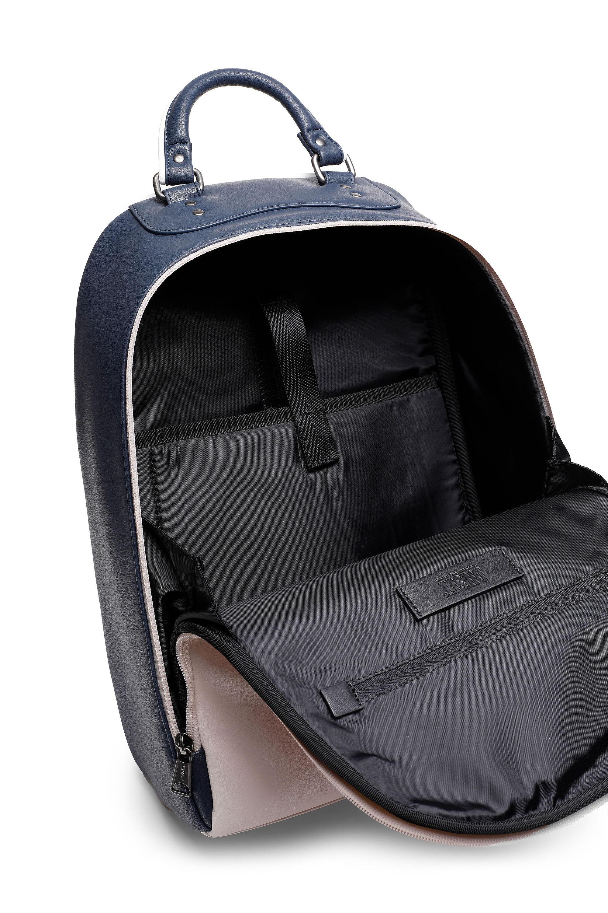 HEIN DB Mochila de piel sint tica en bloques de color Diesel