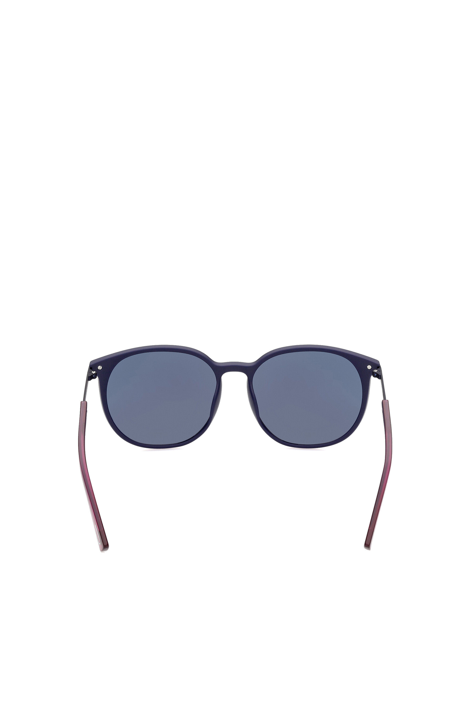 Diesel - DL0353, Woman's Round sunglasses on a combo construction in Blue/Pink - 3