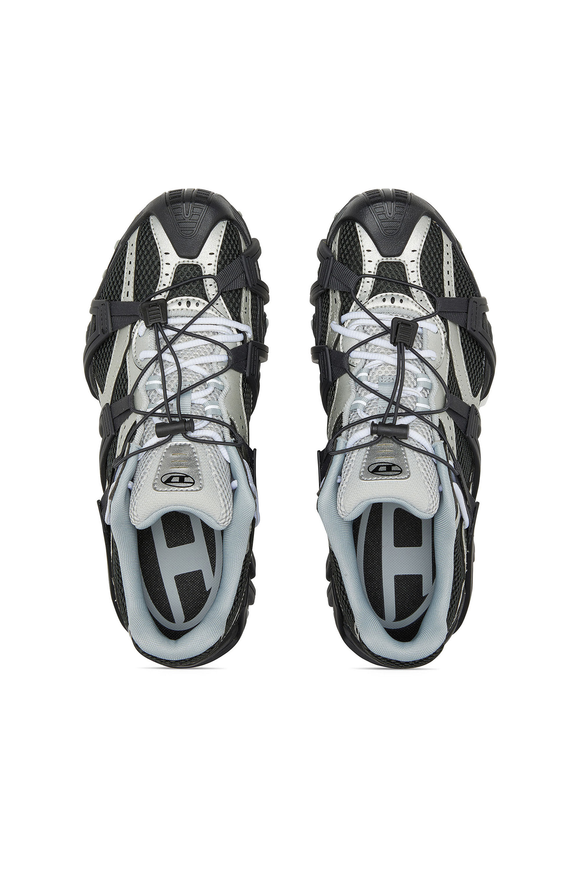 Men's S-Prototype Cr-Mesh and PU sneakers with double lacing 