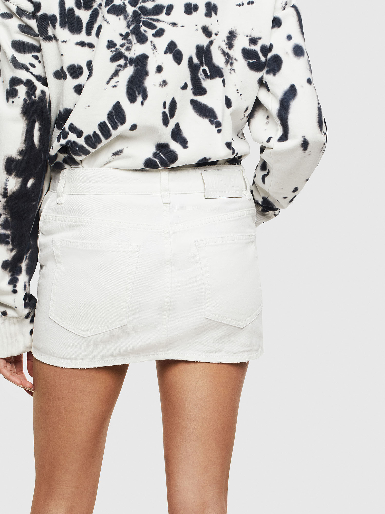 Express white denim skirt hotsell