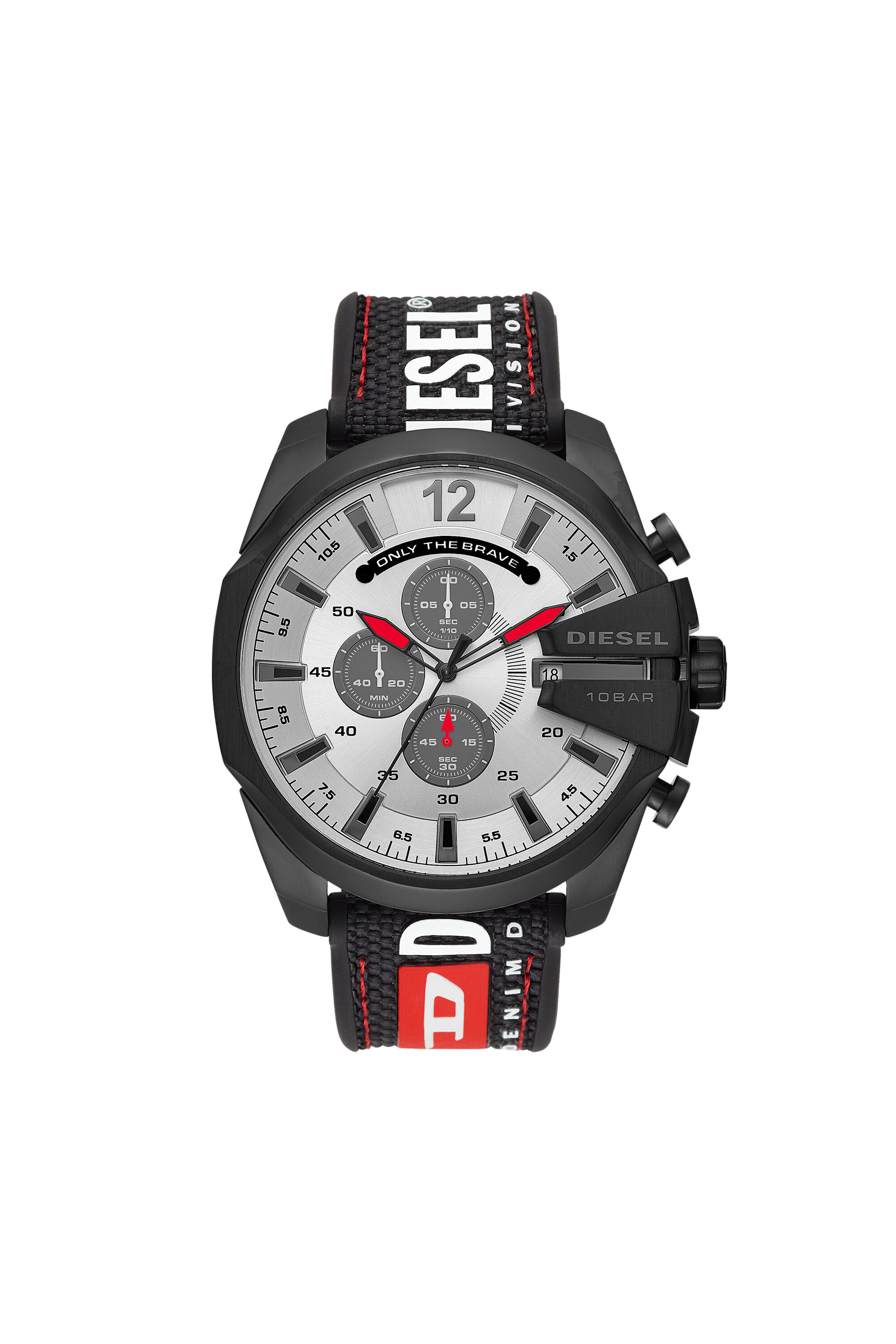diesel 10 bar watch only the brave black