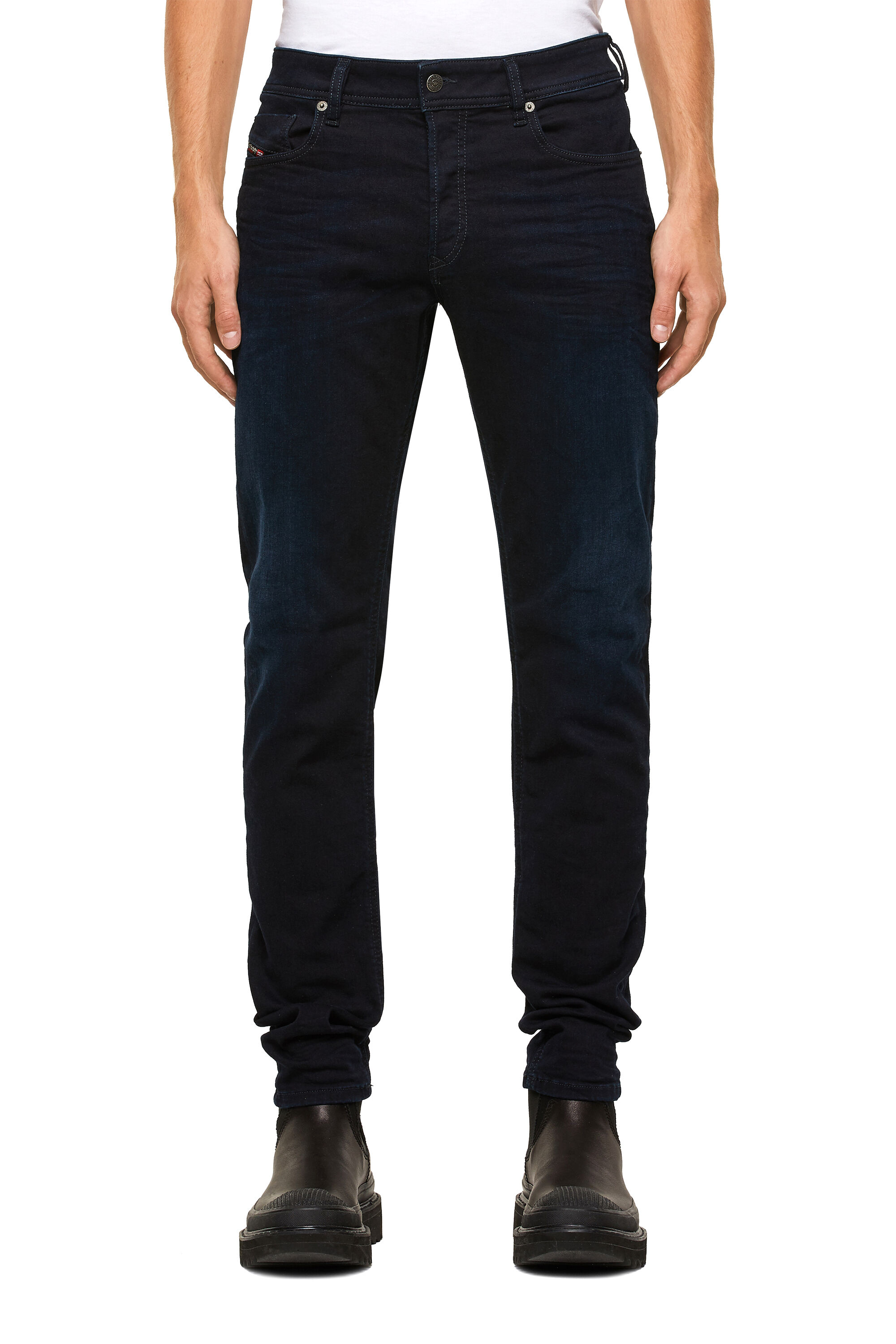 Diesel - Skinny Jeans Sleenker 009LW, Azul Oscuro - Image 2