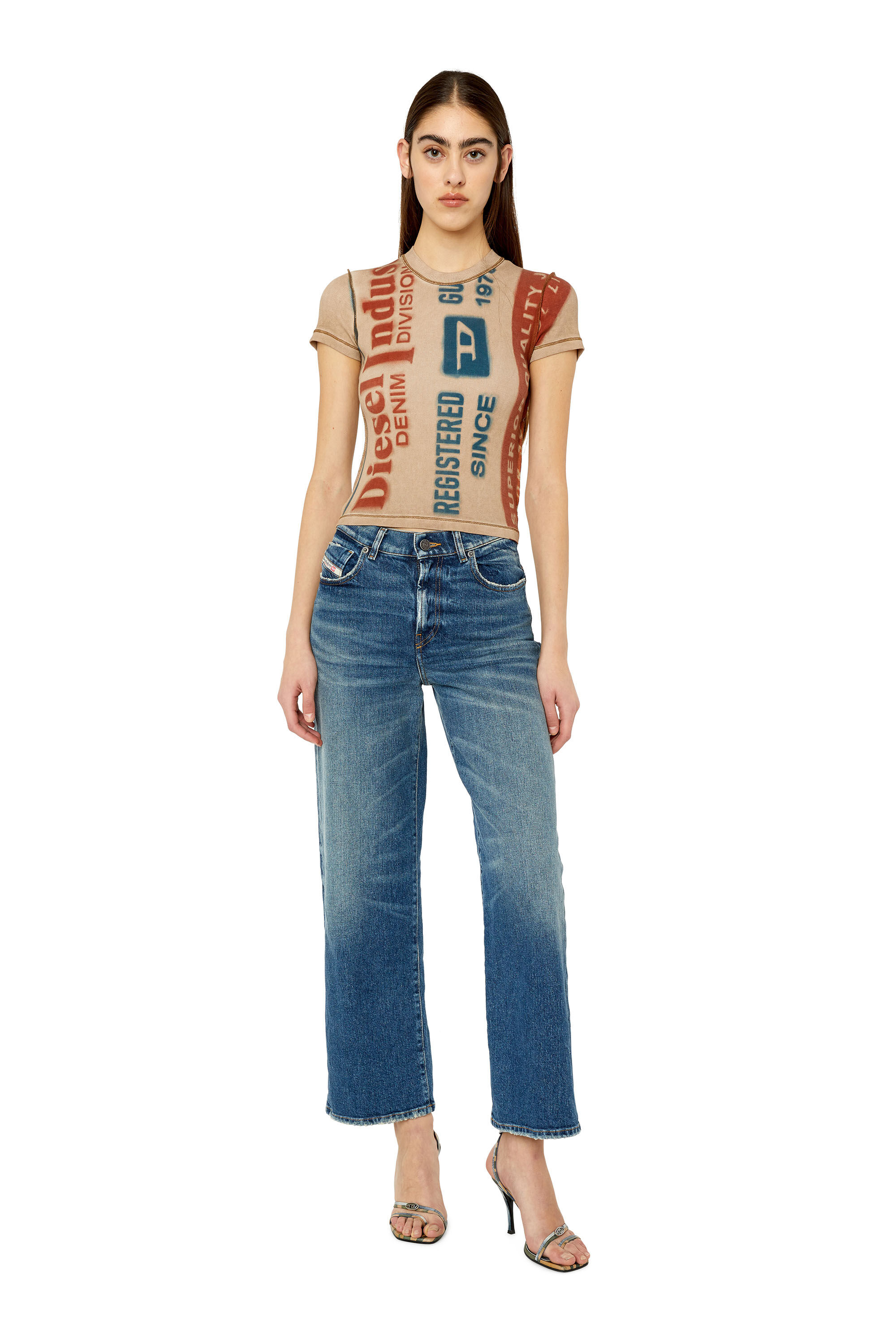 Diesel - Bootcut and Flare Jeans 2000 Widee 007L1, Medium blue - Image 1