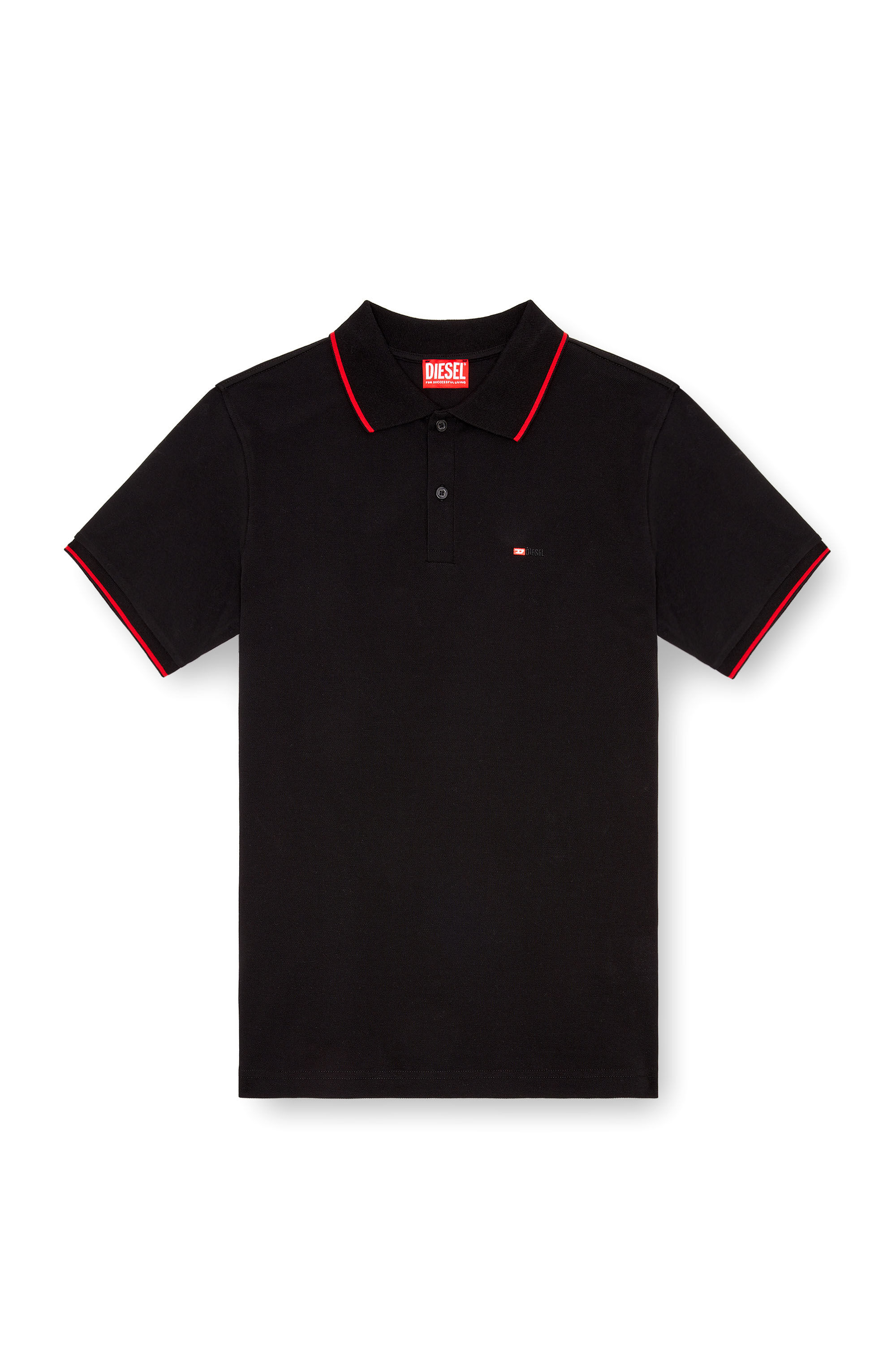 Diesel T Ferry Microdiv Polo T Shirt Black male x Large