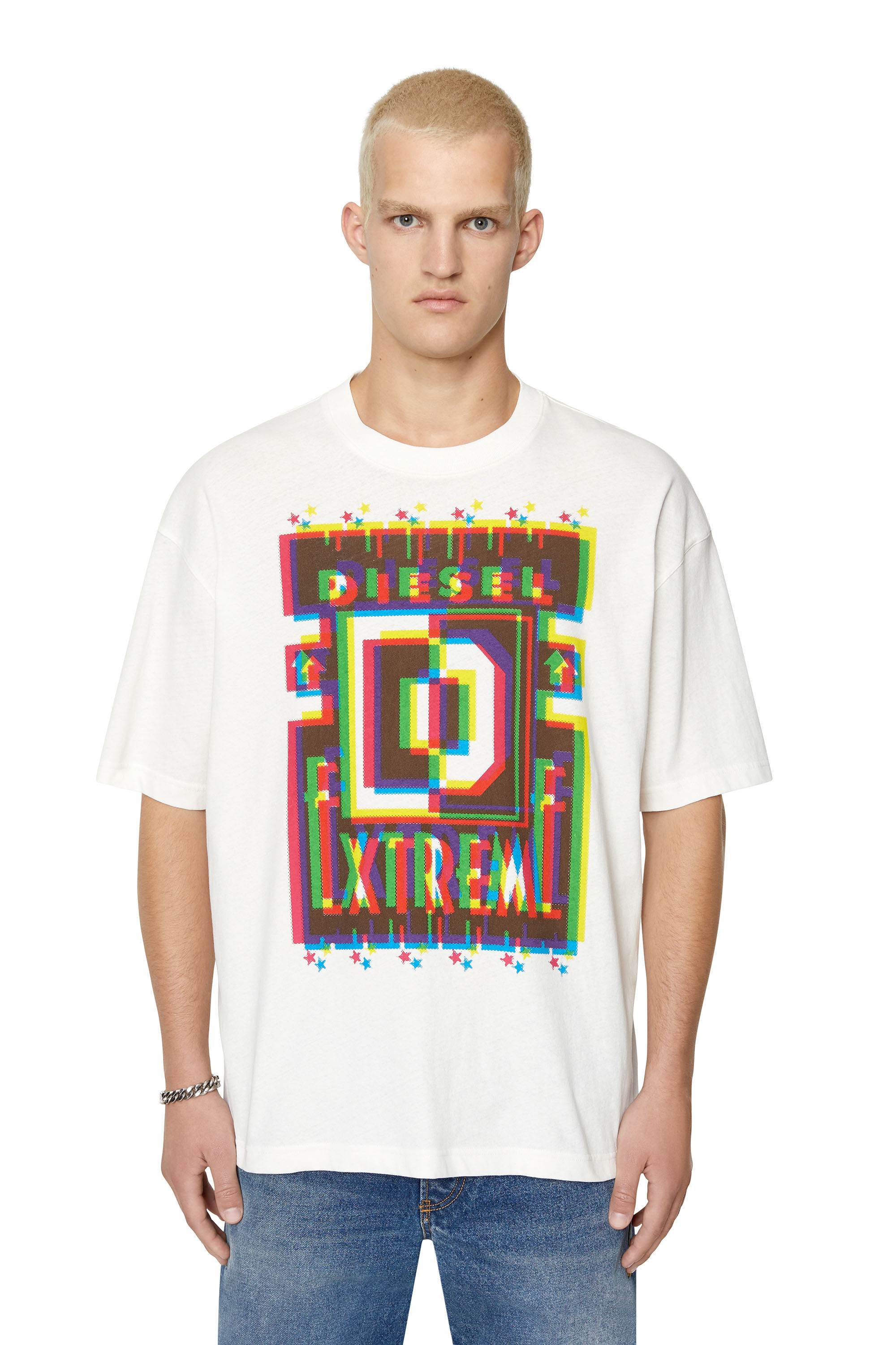 T-WASH-E2 Man: T-shirt with Diesel Extreme print | Diesel