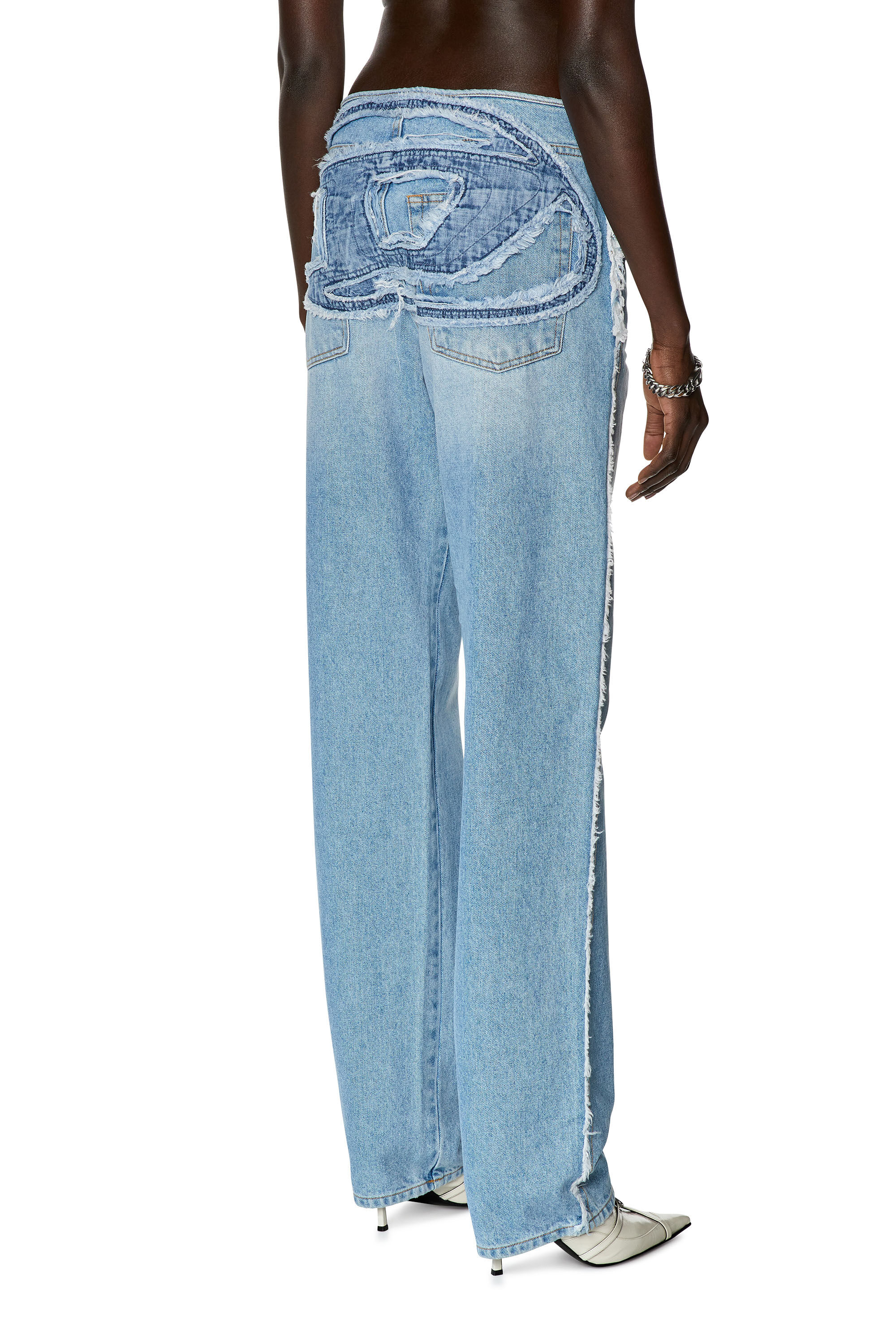 Diesel - Straight Jeans D-Ark 0HLAC, Light Blue - Image 3