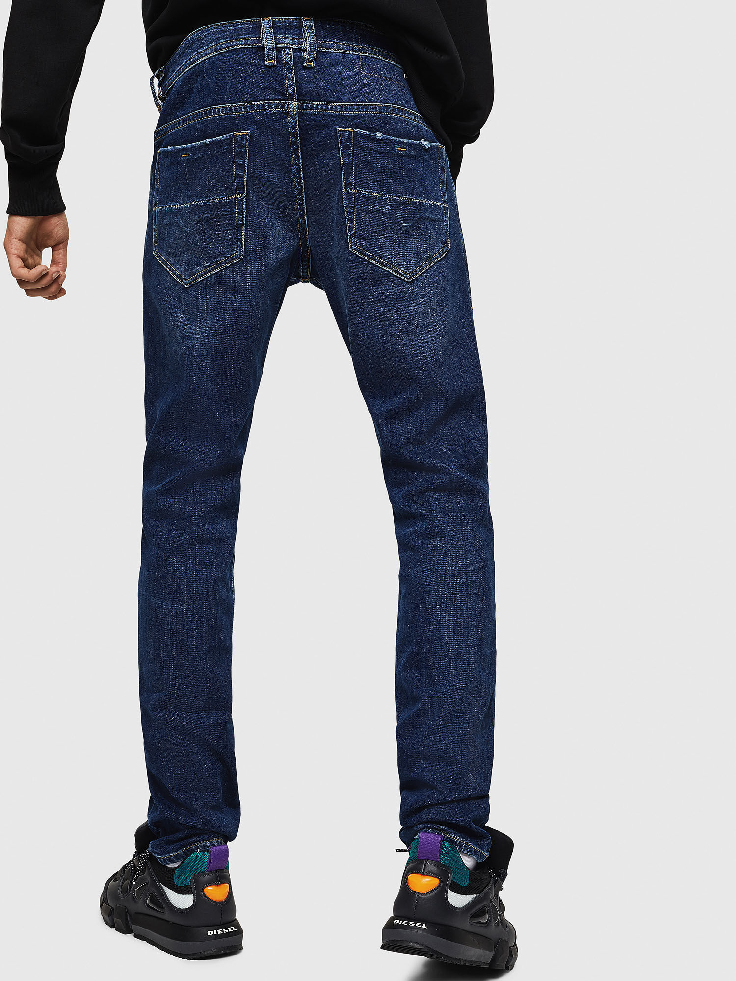 THOMMER 0870F Men Slim Dark blue Jeans Diesel