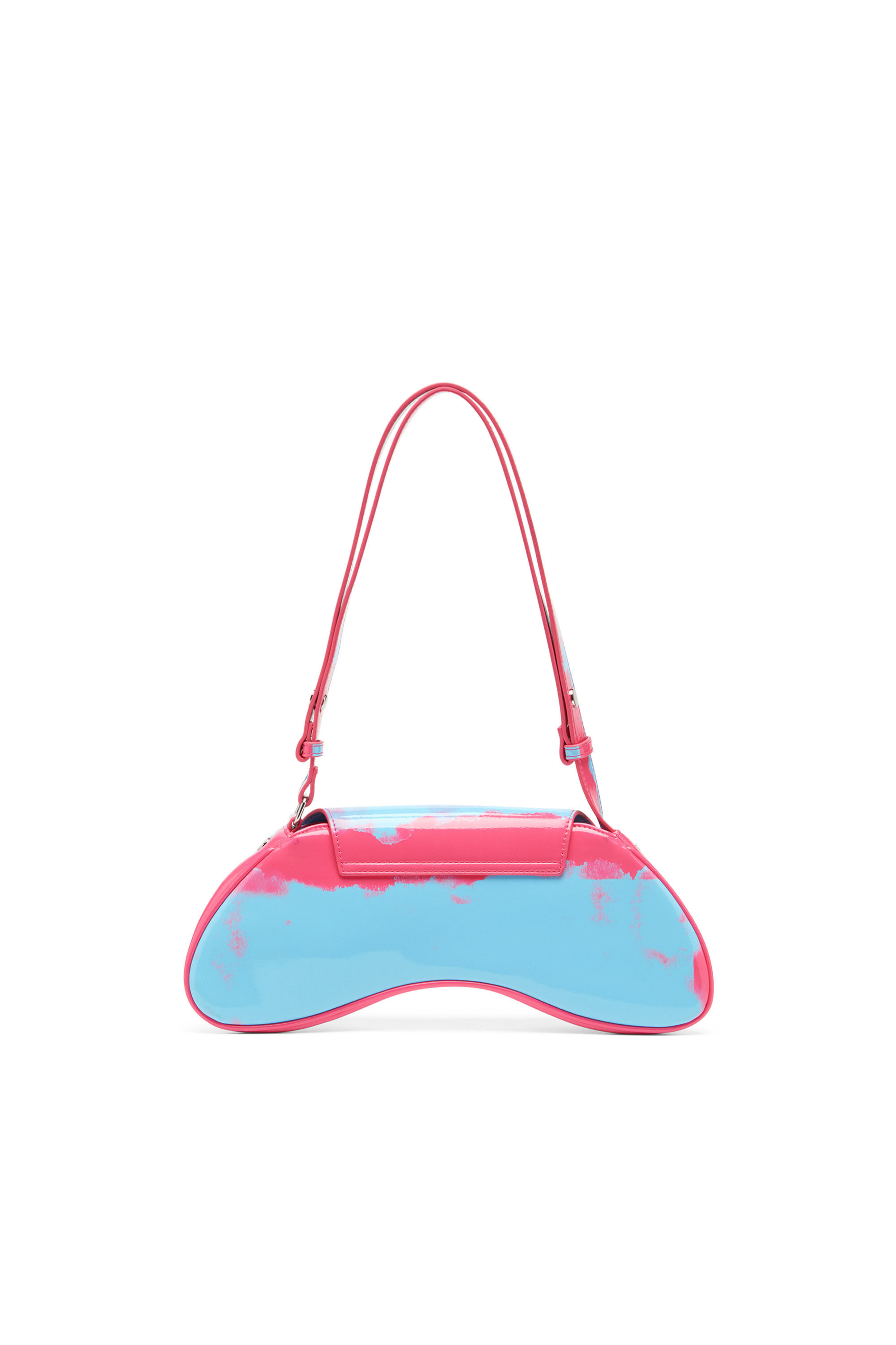 Women's Play-Shoulder bag in printed glossy PU | Multicolor Women's Play-Shoulder bag in printed glossy PU | Multicolor