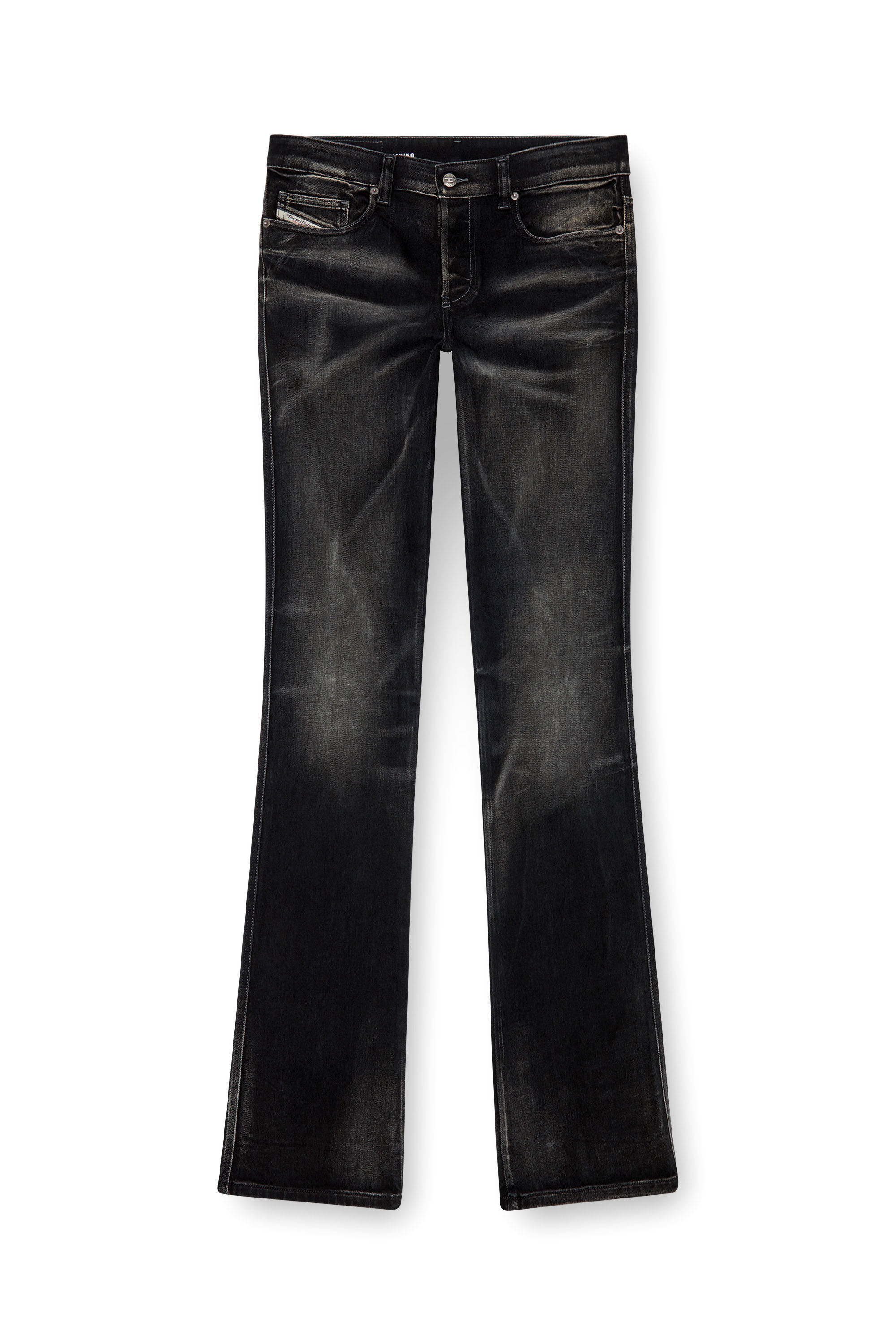 Diesel - Hombre Bootcut Jeans 1998 D-Buck 09J53, Negro/Gris oscuro - Image 2