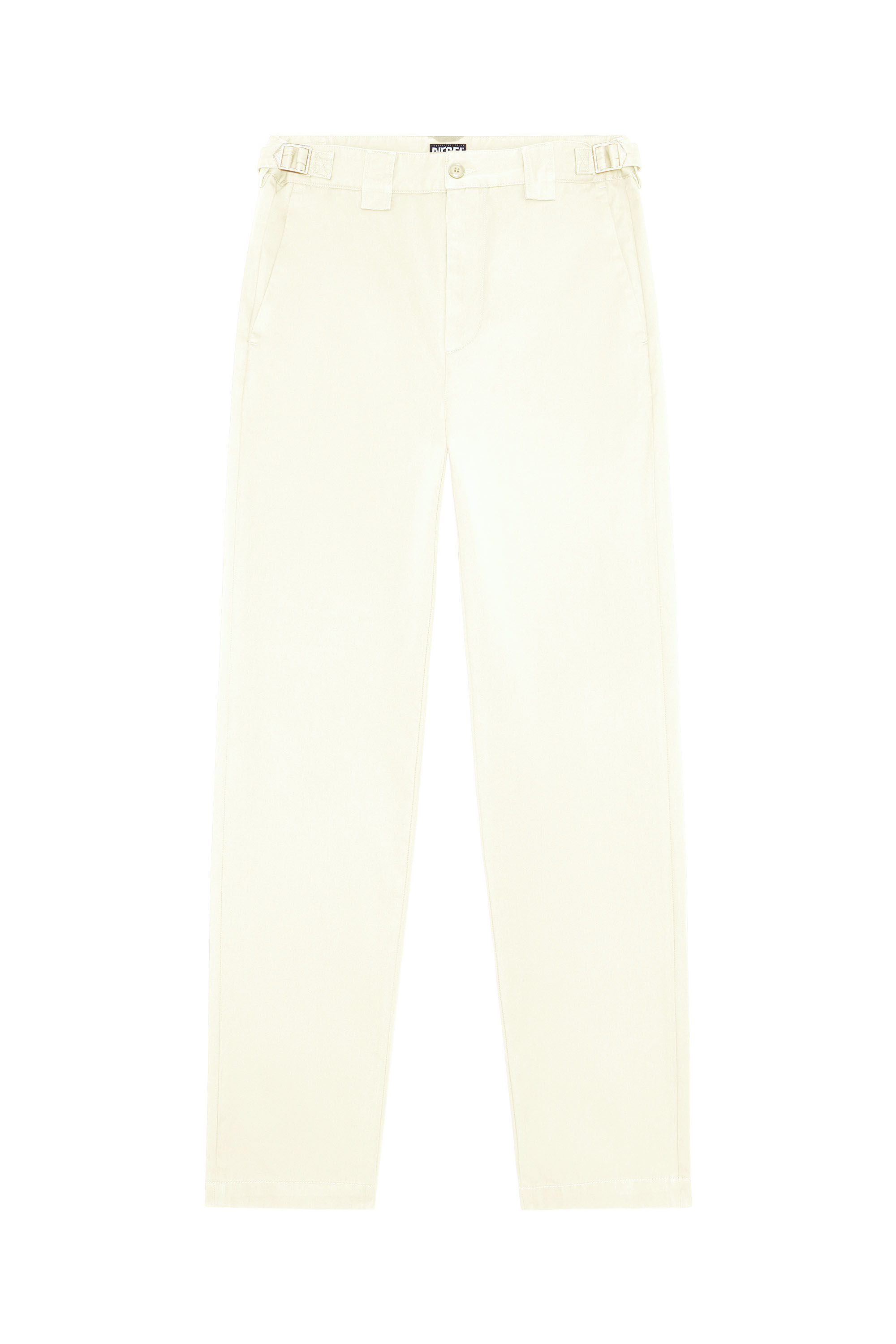 【HI FI FNK】Wales White Cotton Pants HI FI FNK】21FW☆ Curved White Cotton Pants (HI FI FNK