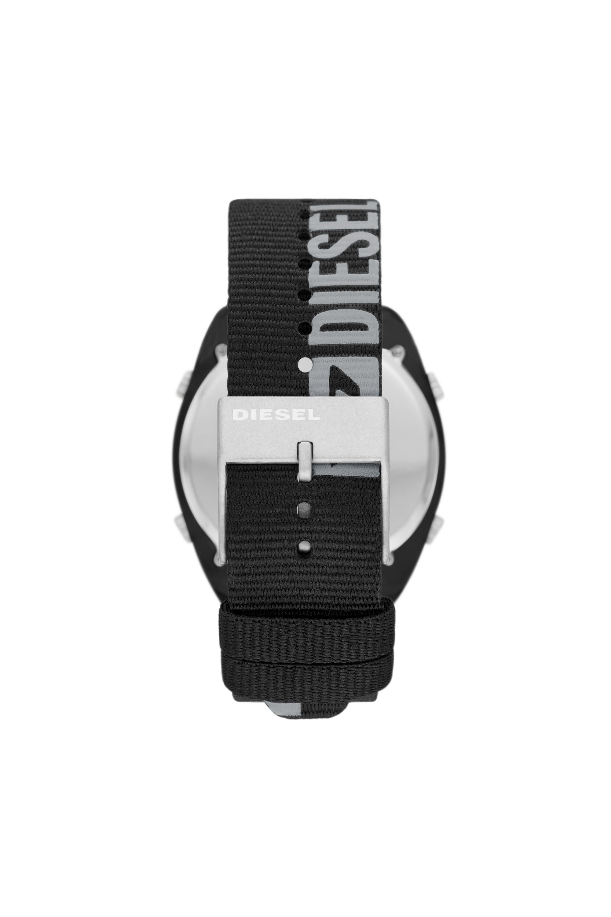 DZ1984 Man: Crusher digital black fabric watch | Diesel