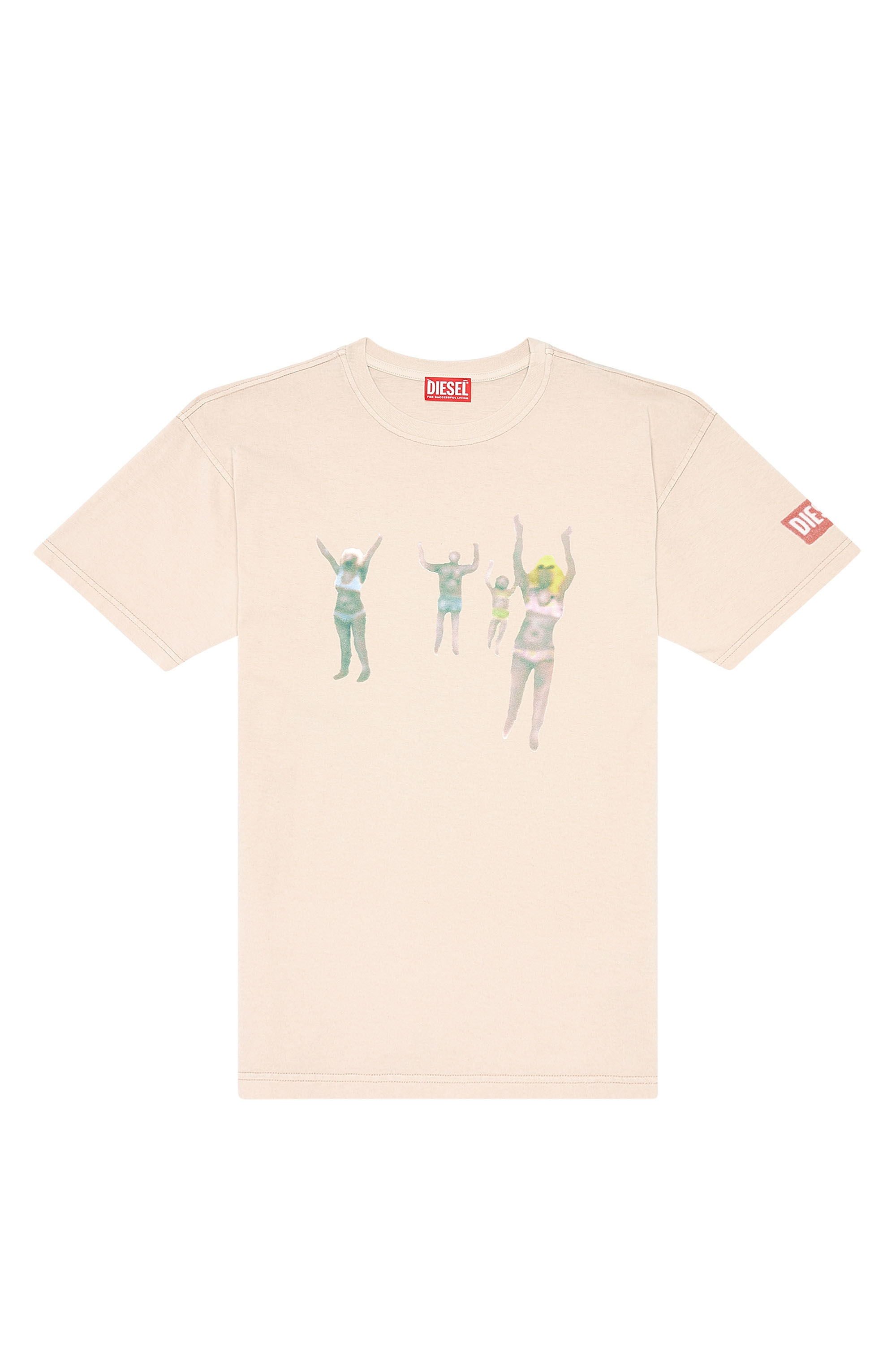 DIESEL パーティーフォト Tシャツ A07110-0DMAA T-JUST-E40-36M DIESEL パーティーフォト Tシャツ A07110-0DMAA T-JUST-E40-36M