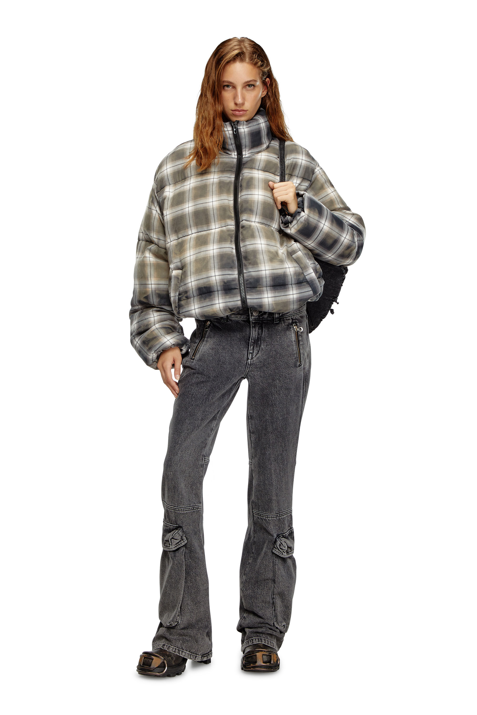 Diesel Archive Y2K Baggy Flare Denim Pants 27 Flare Jeans