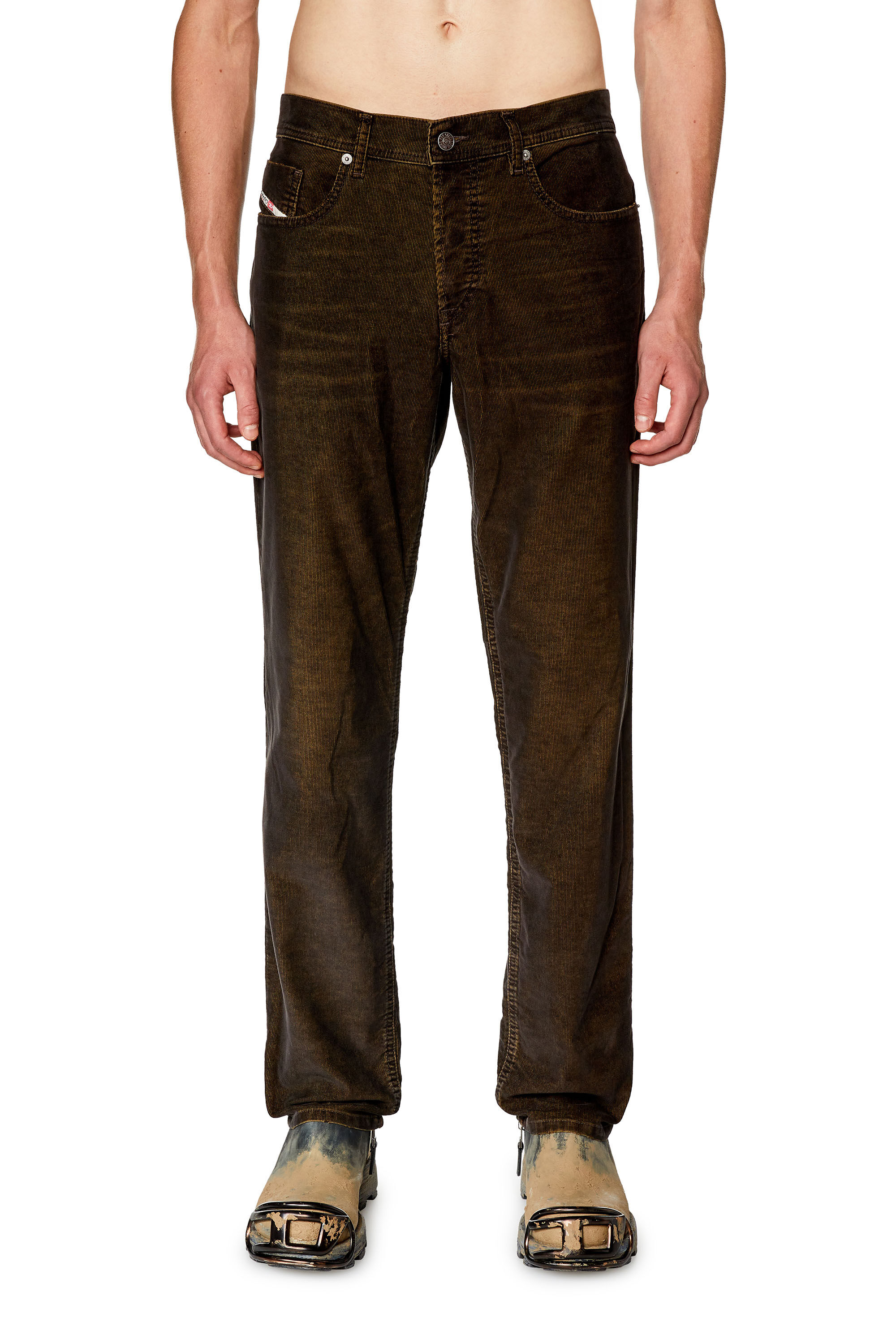 Men's Tapered Jeans | Dark Green | Diesel 2023 D-Finitive